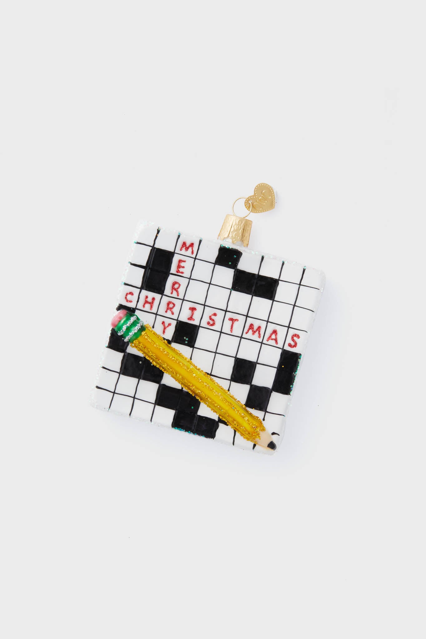 Crossword Puzzle Ornament-Charming Tale Store