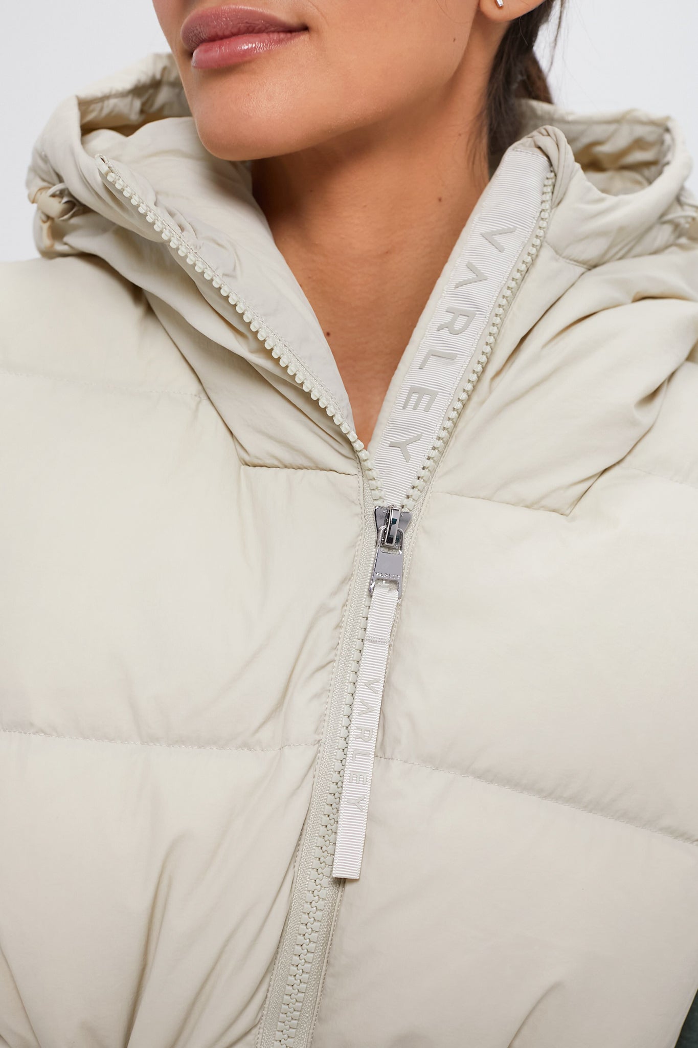 Bone White Irving Down Gilet-Charming Tale Store
