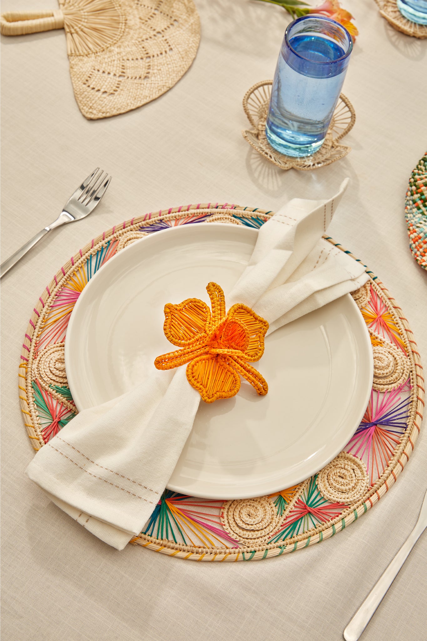 Caracol Multi Placemat Set of 4-Charming Tale Store