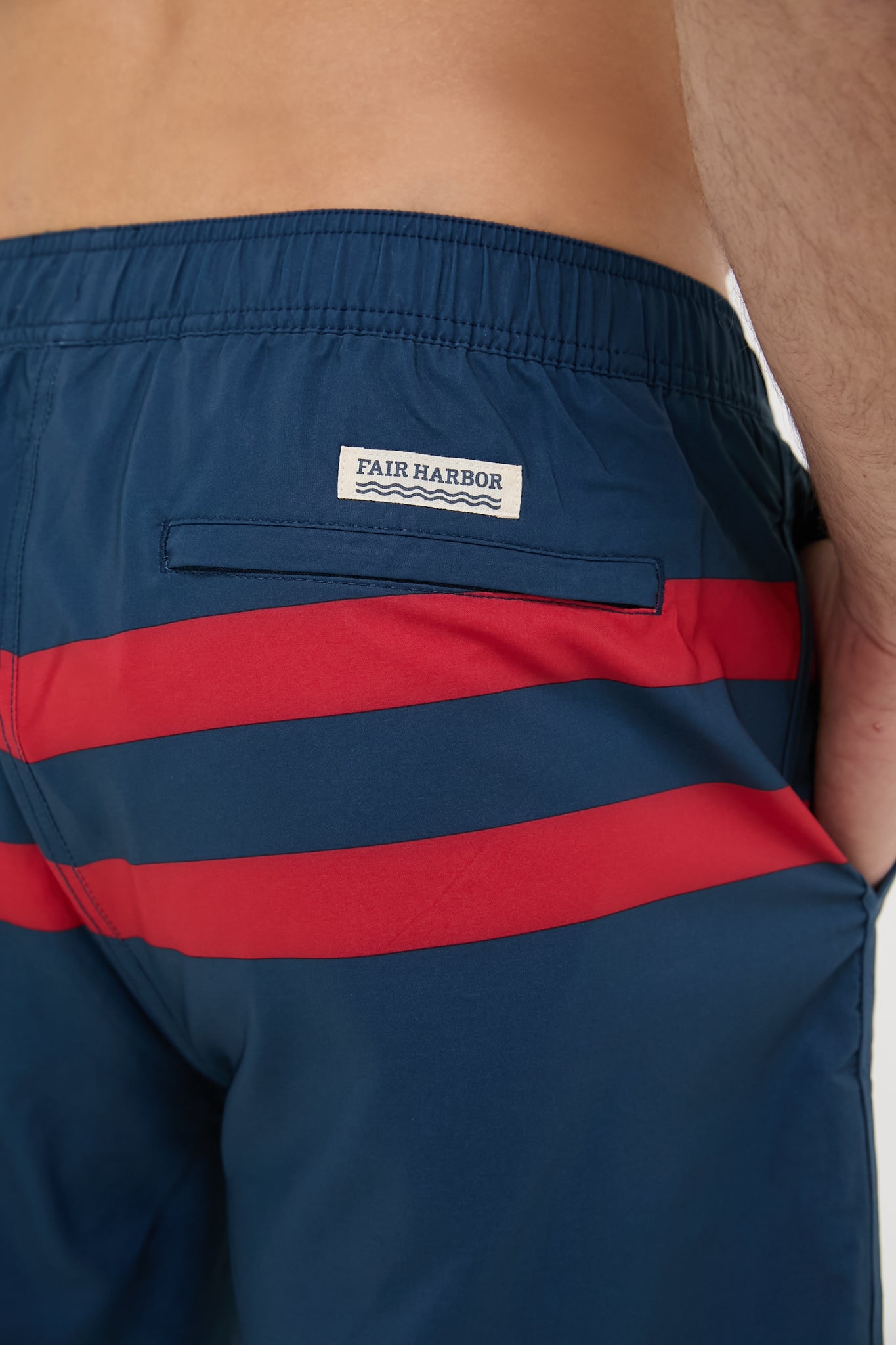 Red Stripe Anchor Trunks-Charming Tale Store