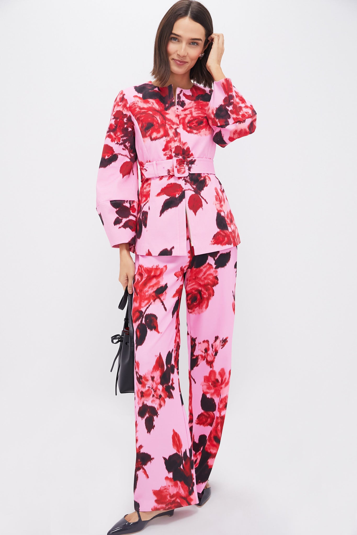 Cerise Blossom Erin Pants-Charming Tale Store