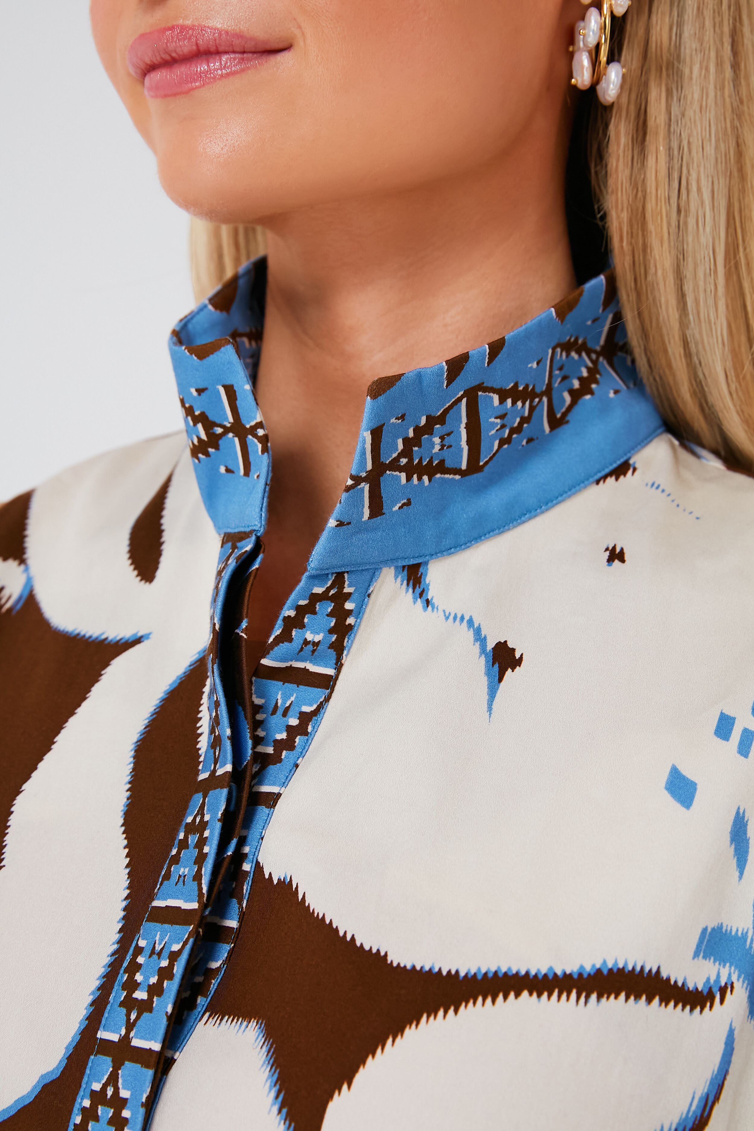 Tan Palm Sleeveless Charlie Dress-Charming Tale Store