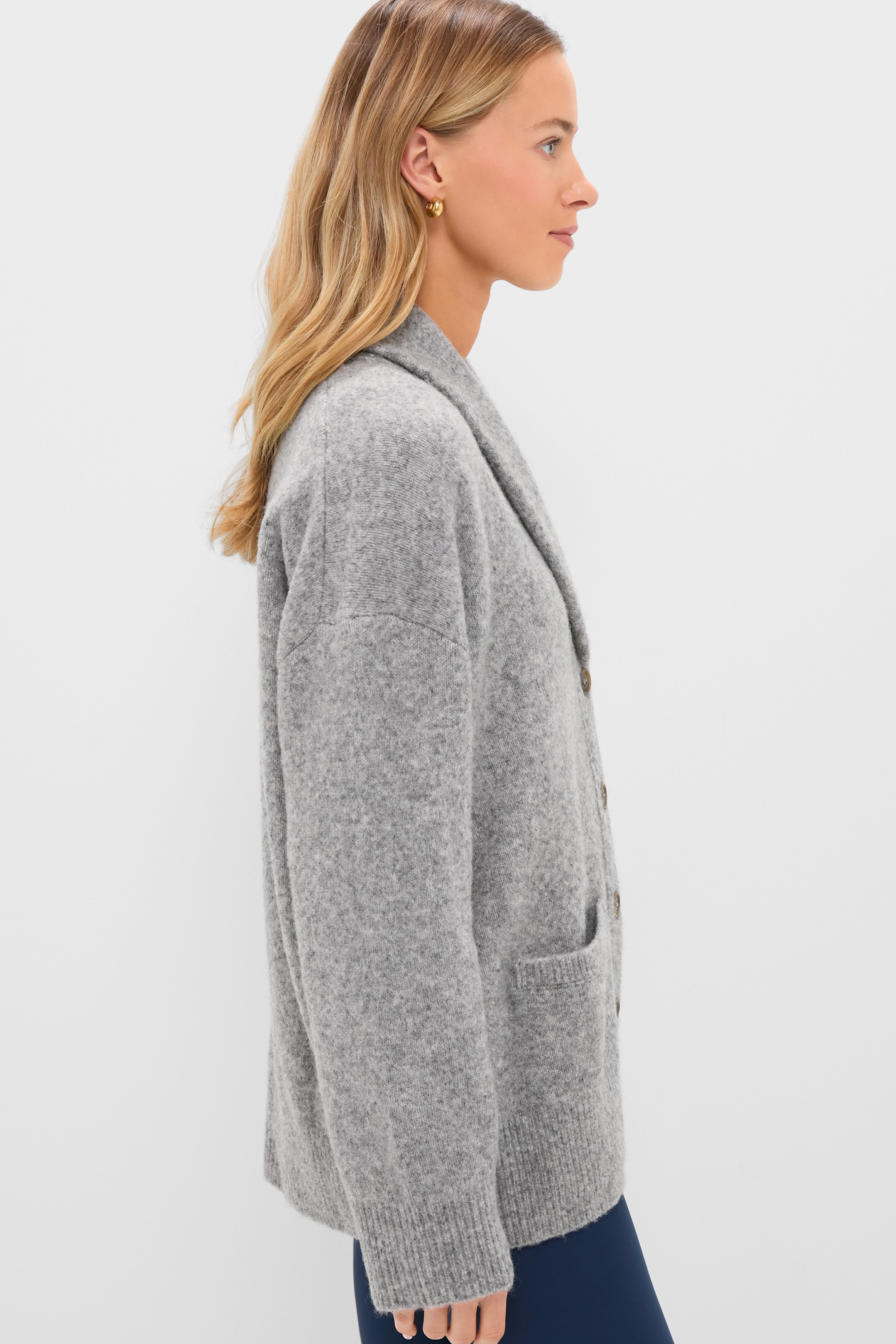 Heather Gray James Cardigan-Charming Tale Store