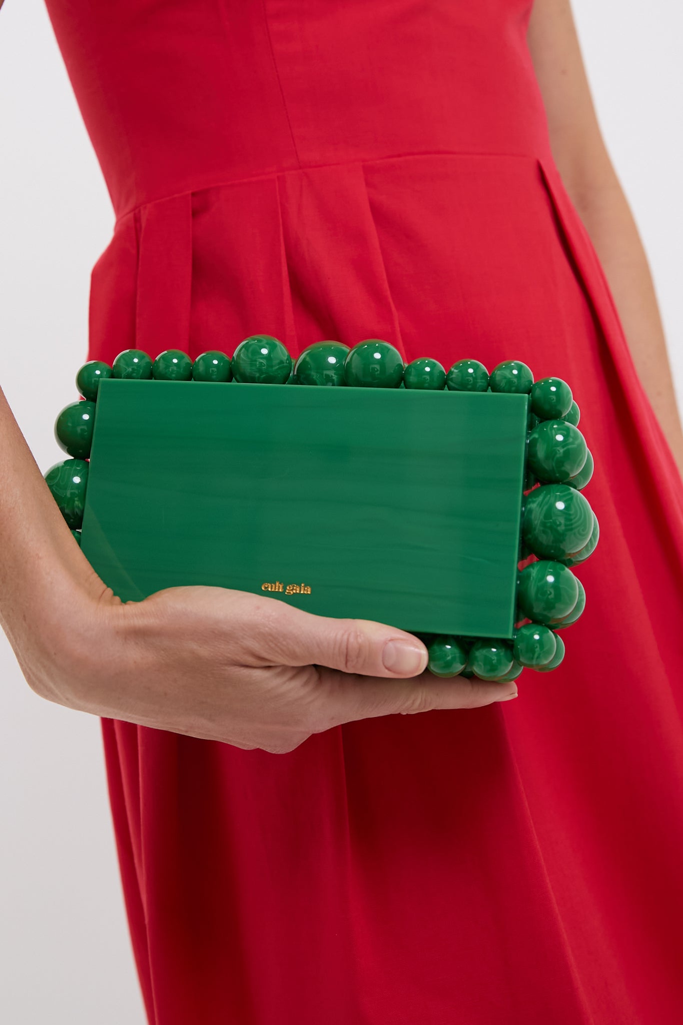 Deep Basil Eos Clutch-Charming Tale Store
