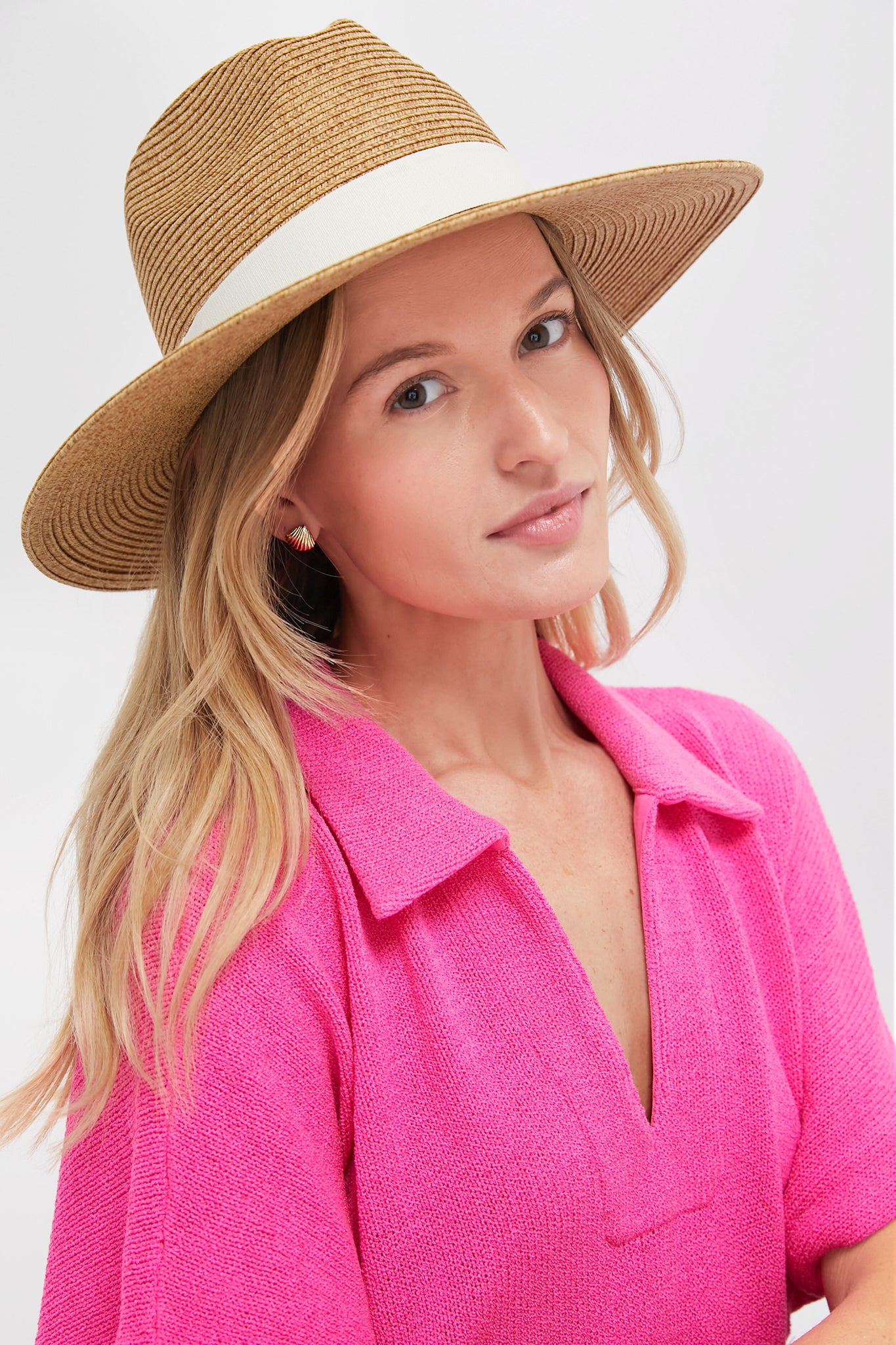 Exclusive Ivory Wide Brim Sun Hat-Charming Tale Store