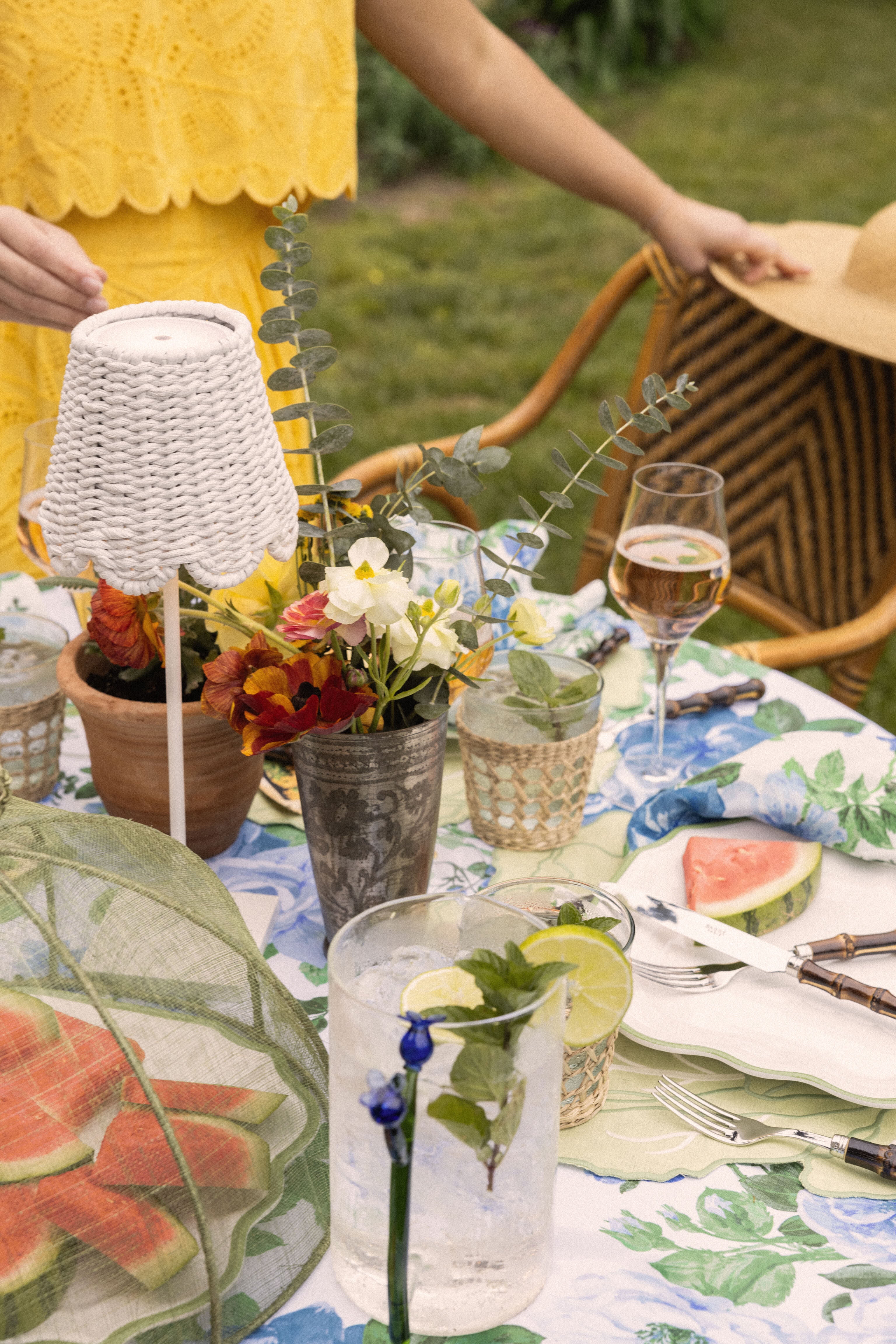 Scalloped Twisted White Paper Zafferano Lampshade-Charming Tale Store
