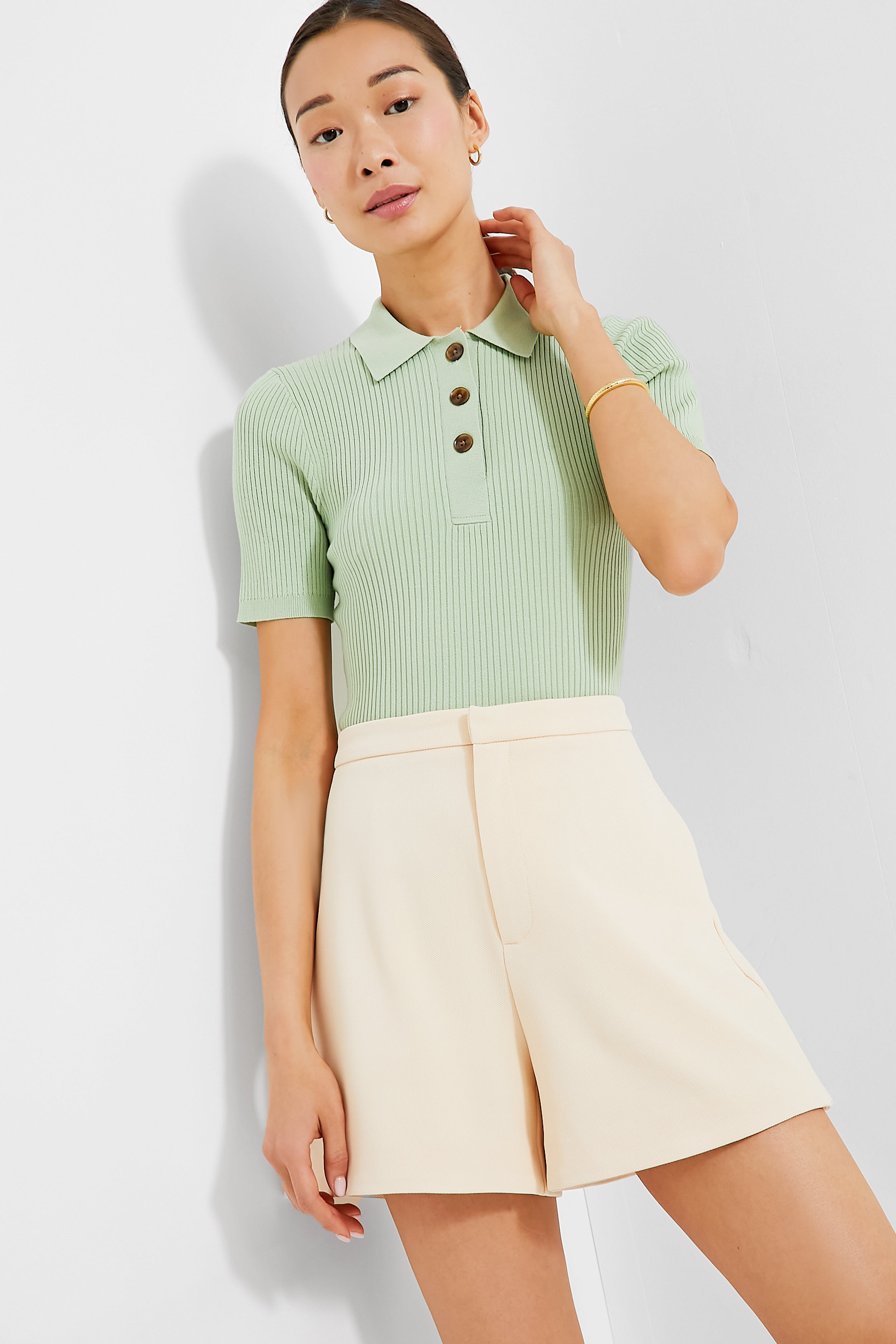 Tan Milana Shorts-Charming Tale Store