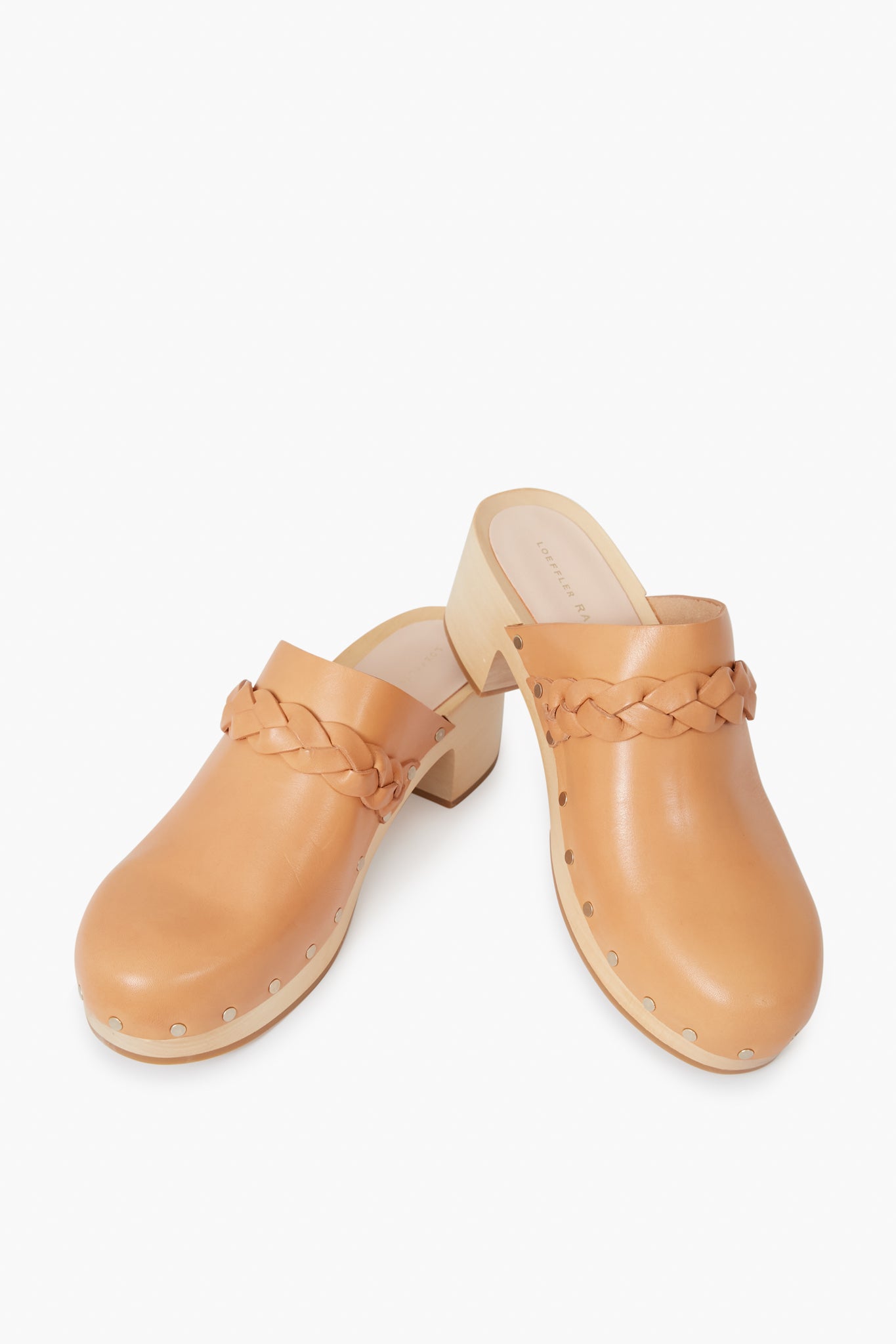 Honey Lupa Mid Heel Clog With Braid-Charming Tale Store
