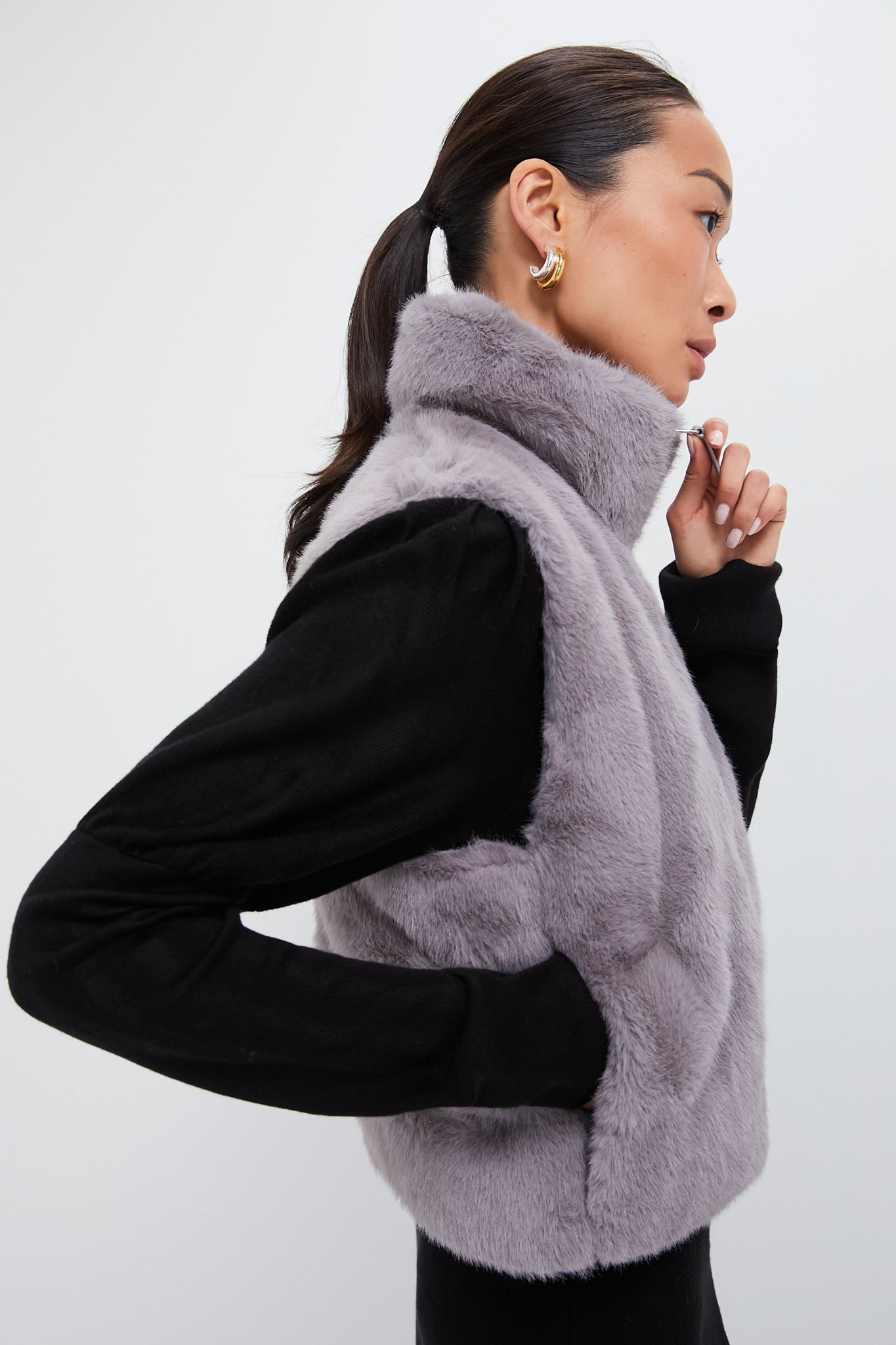 Carbon Ginny Vest-Charming Tale Store