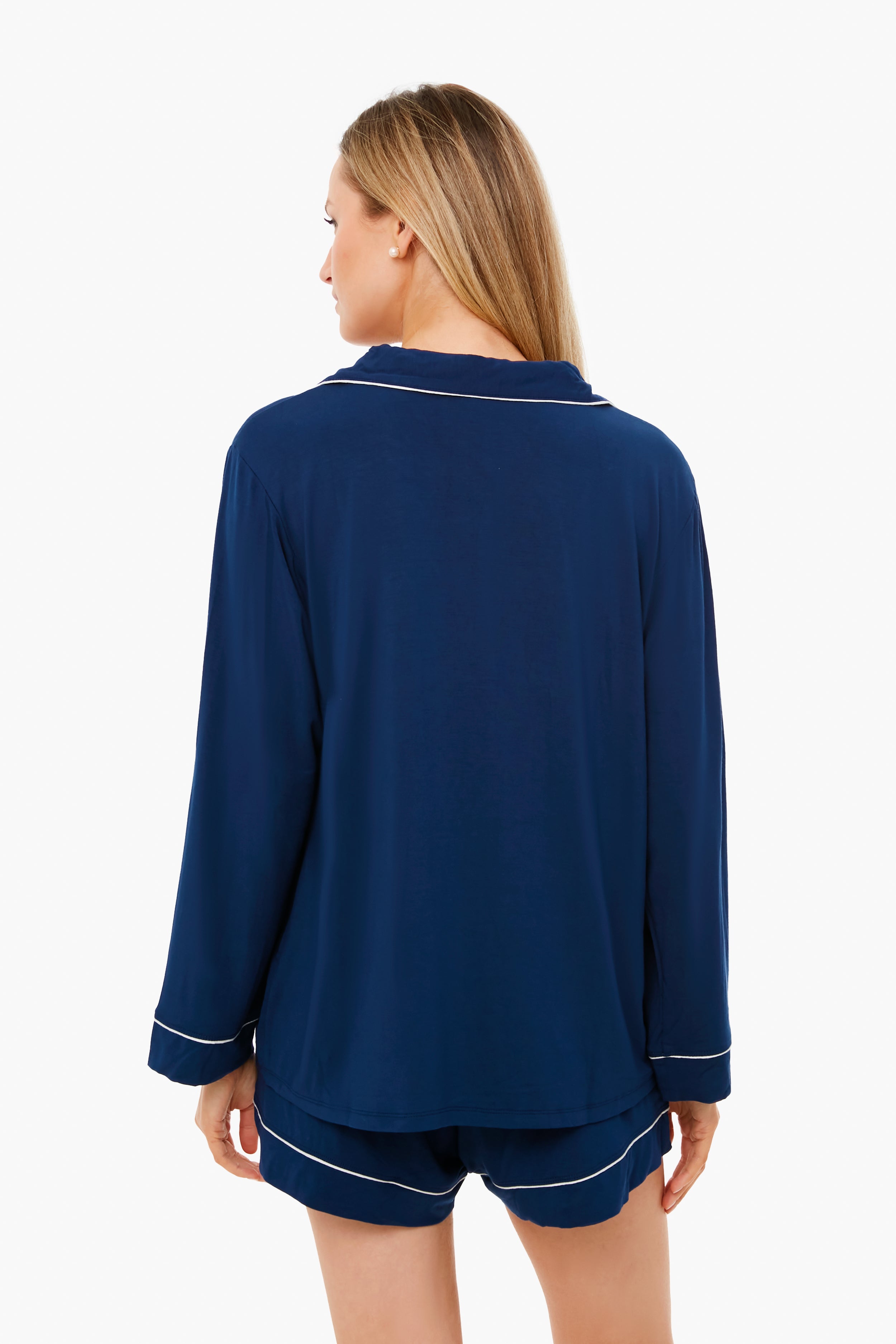 Gisele Long Sleeve Short PJ Set-Charming Tale Store