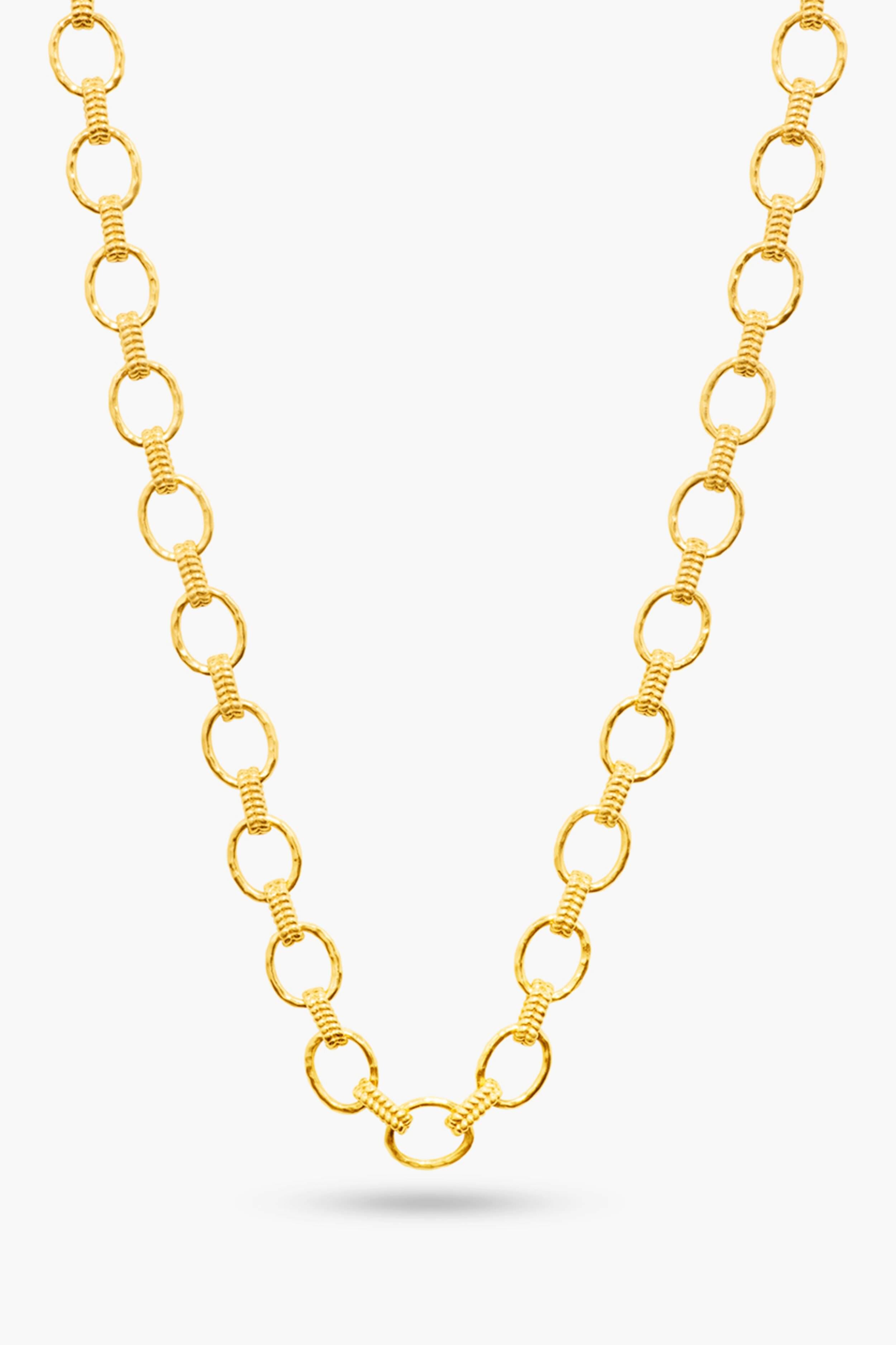 Cleopatra Small Link Necklace-Charming Tale Store