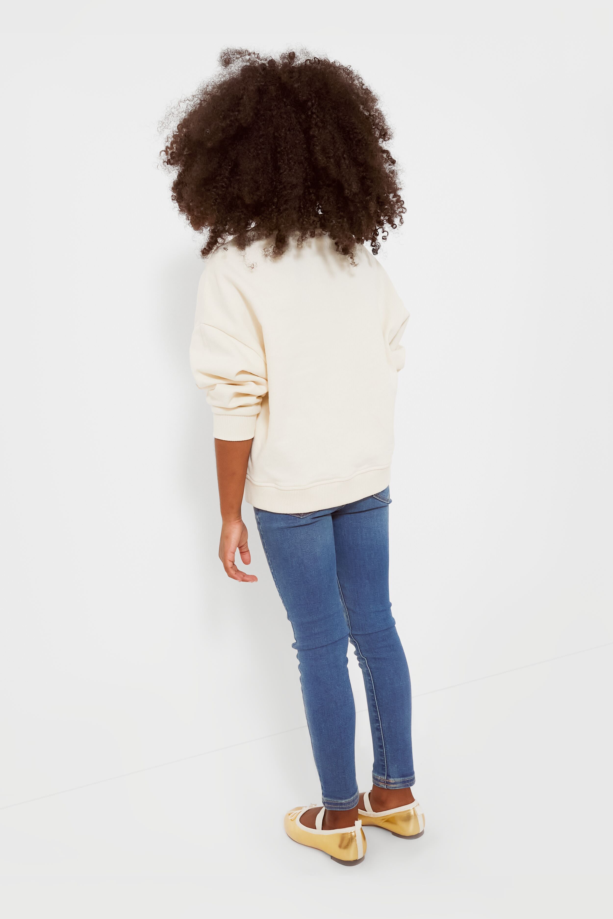 Cream Rosalia Sweatshirt-Charming Tale Store