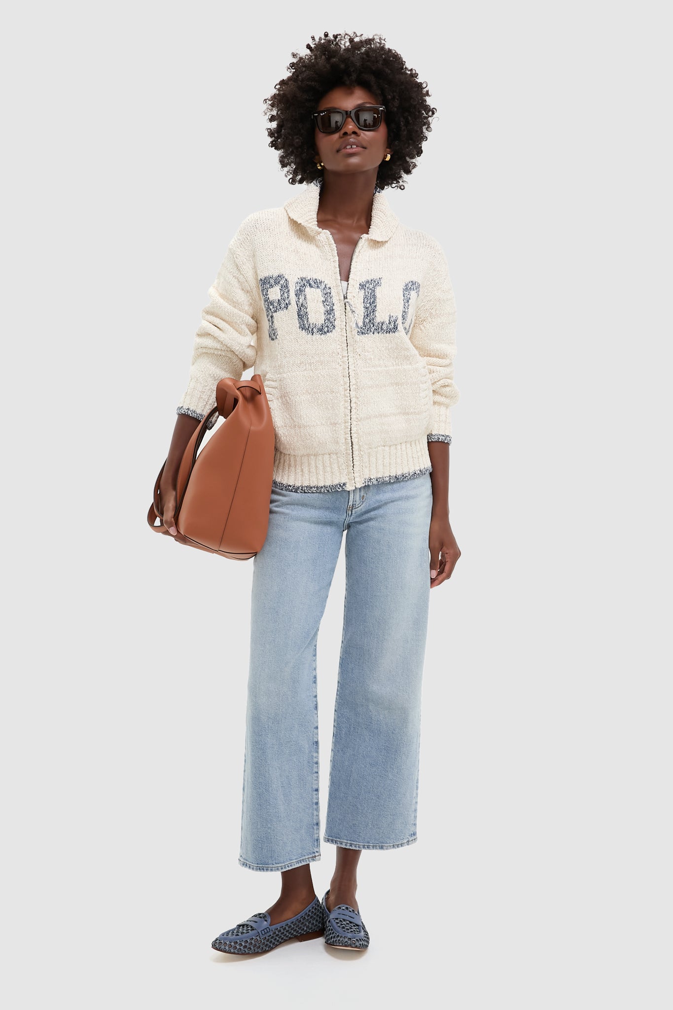 Blue Woven Rowan Loafers-Charming Tale Store