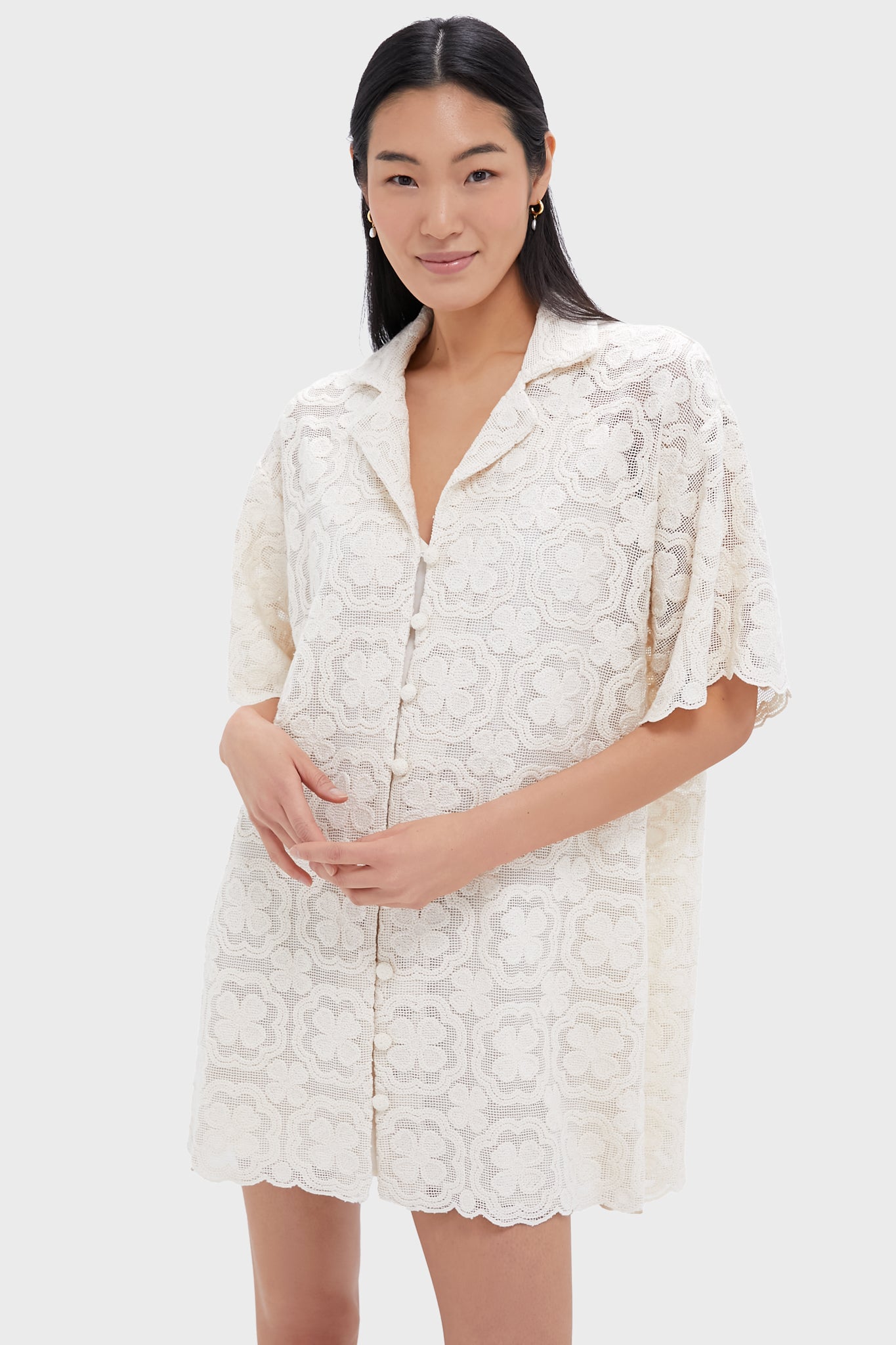 Tan Lace Kiera Dress-Charming Tale Store