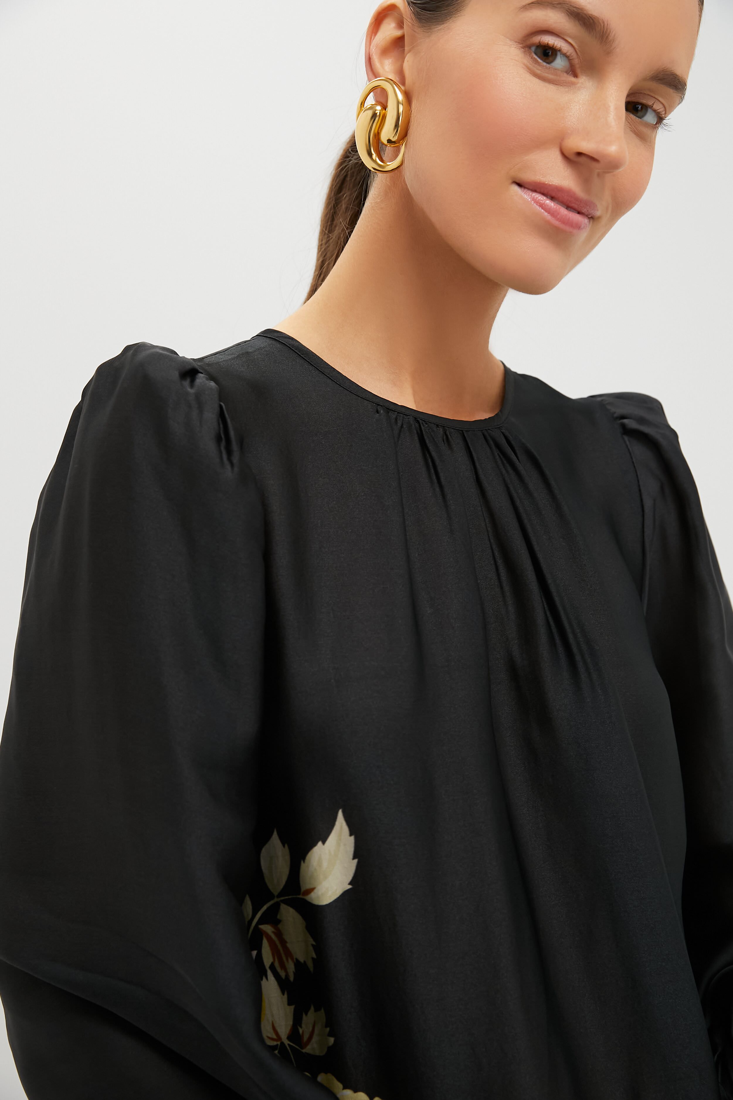 Growing Flower Organza Relaxed Dress-Charming Tale Store