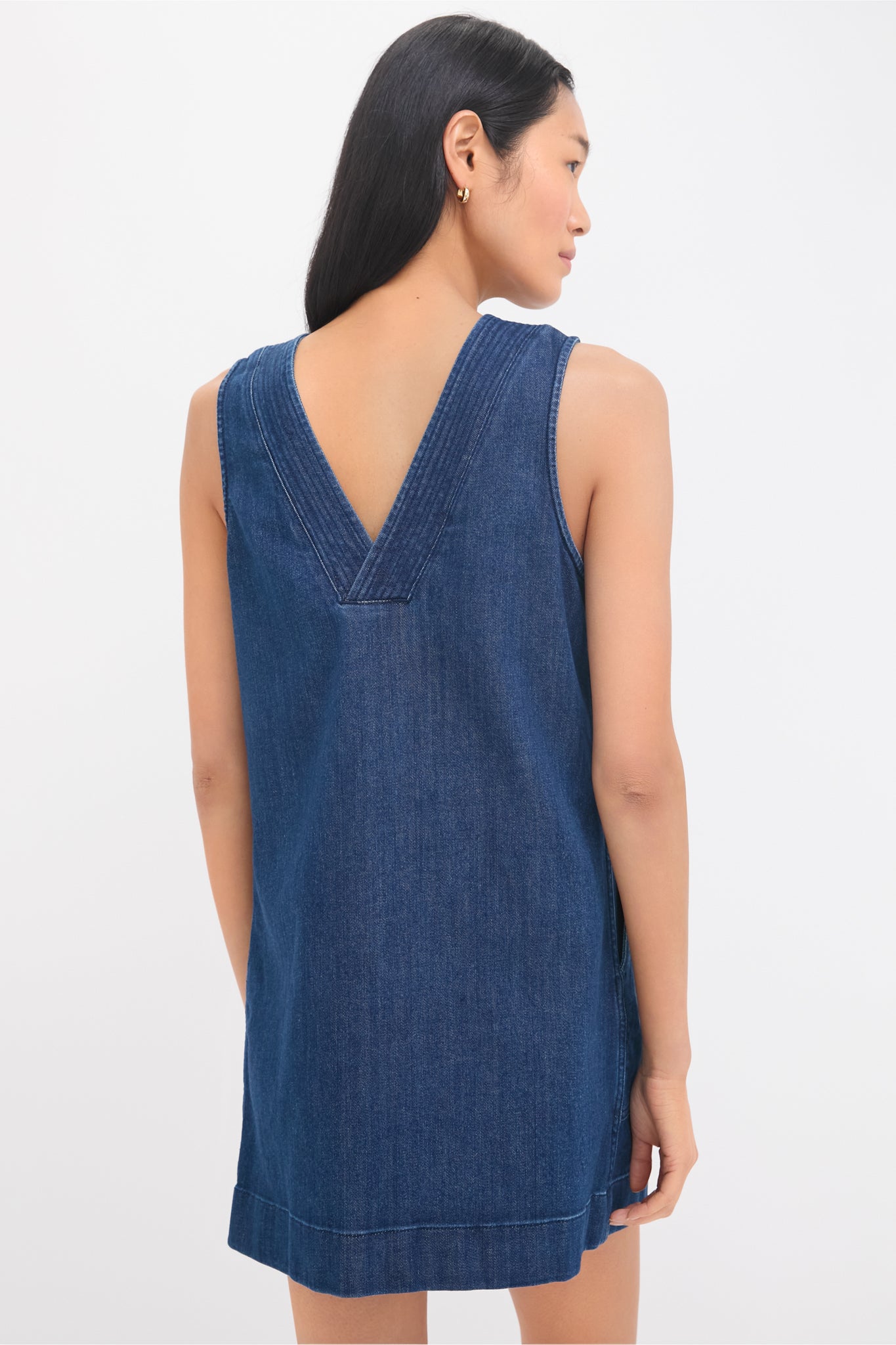 Dusk Dive Wash Azure Dress-Charming Tale Store