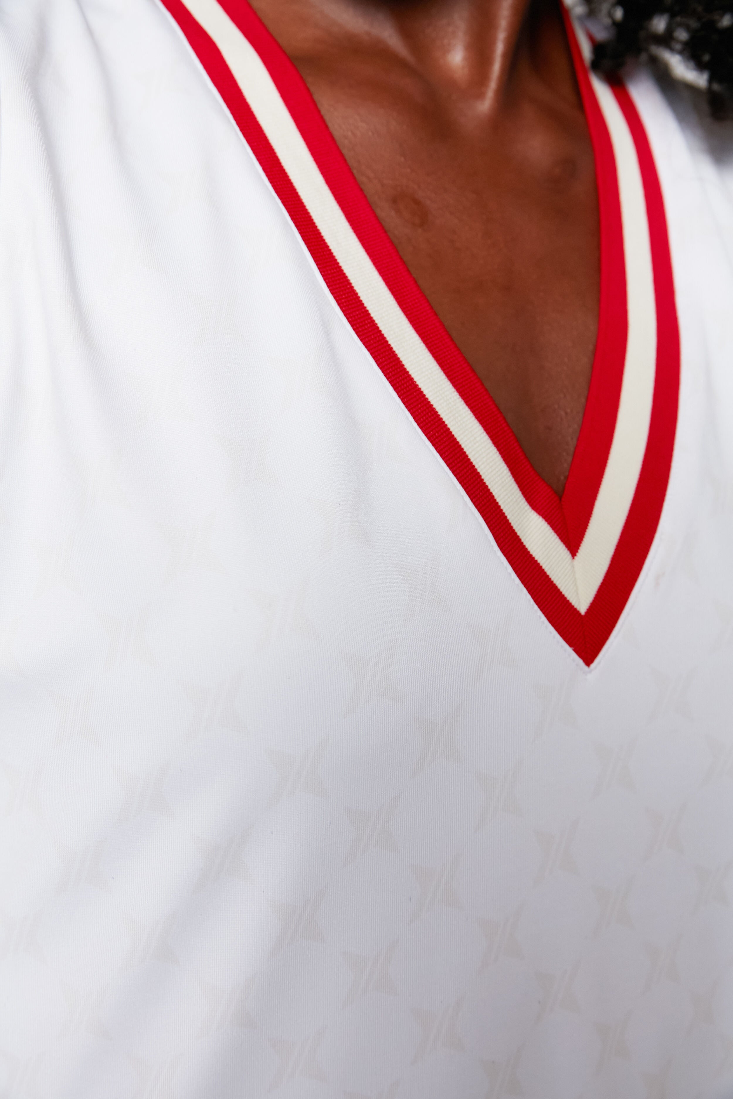 White and Retro Red Suzanne Tennis Dress-Charming Tale Store