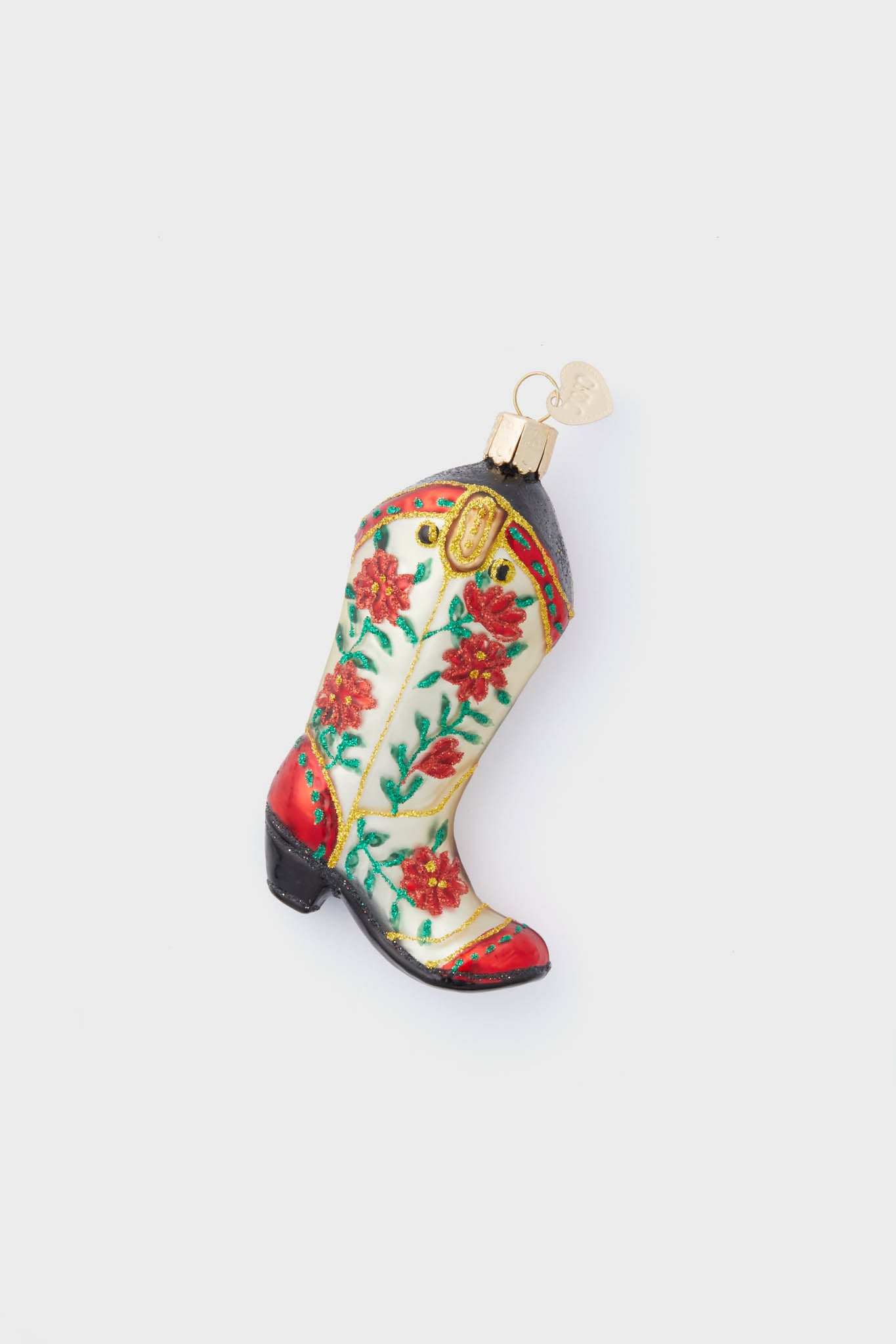 Christmas Cowgirl Boot Ornament-Charming Tale Store