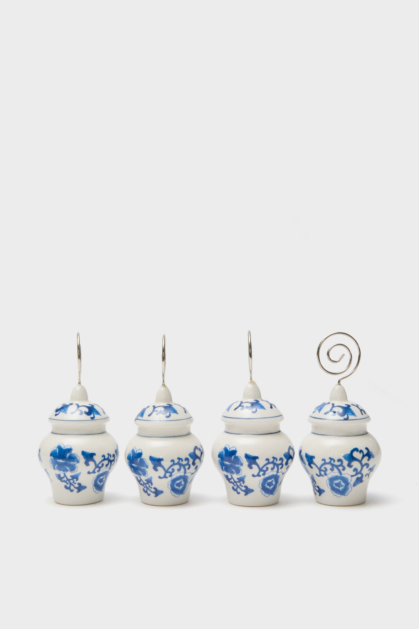 Set of 4 Ginger Jar Placecard Holders in Gift Box-Charming Tale Store