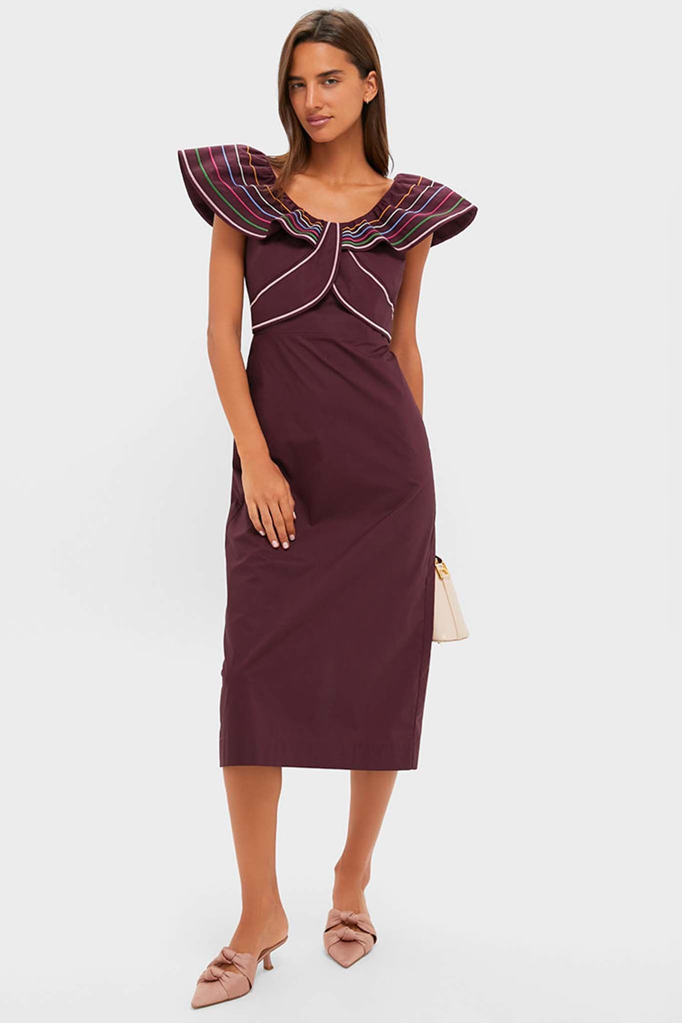 Embroidered Ellison Dress-Charming Tale Store