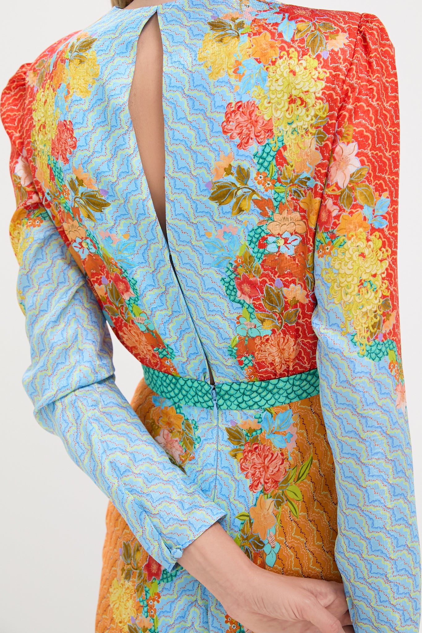 Florentina Cloud Caludia Midi Dress-Charming Tale Store