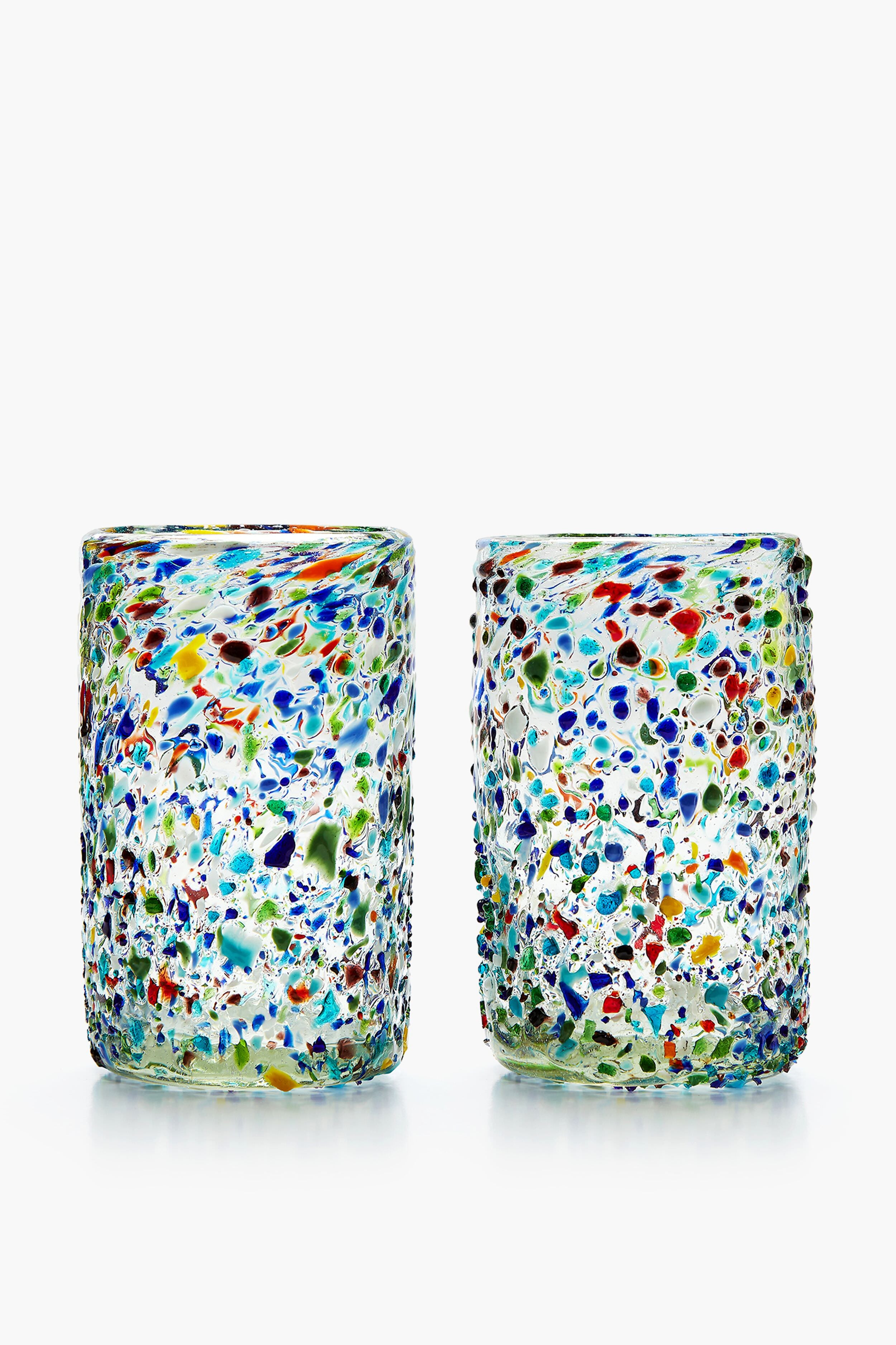 Confetti Glasses Set of 2-Charming Tale Store