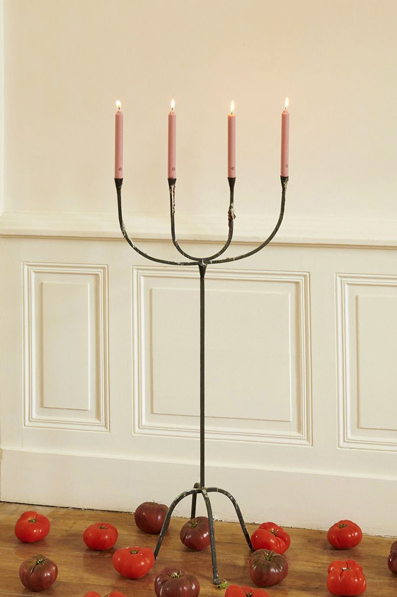 Tomato Scented Taper Candles-Charming Tale Store