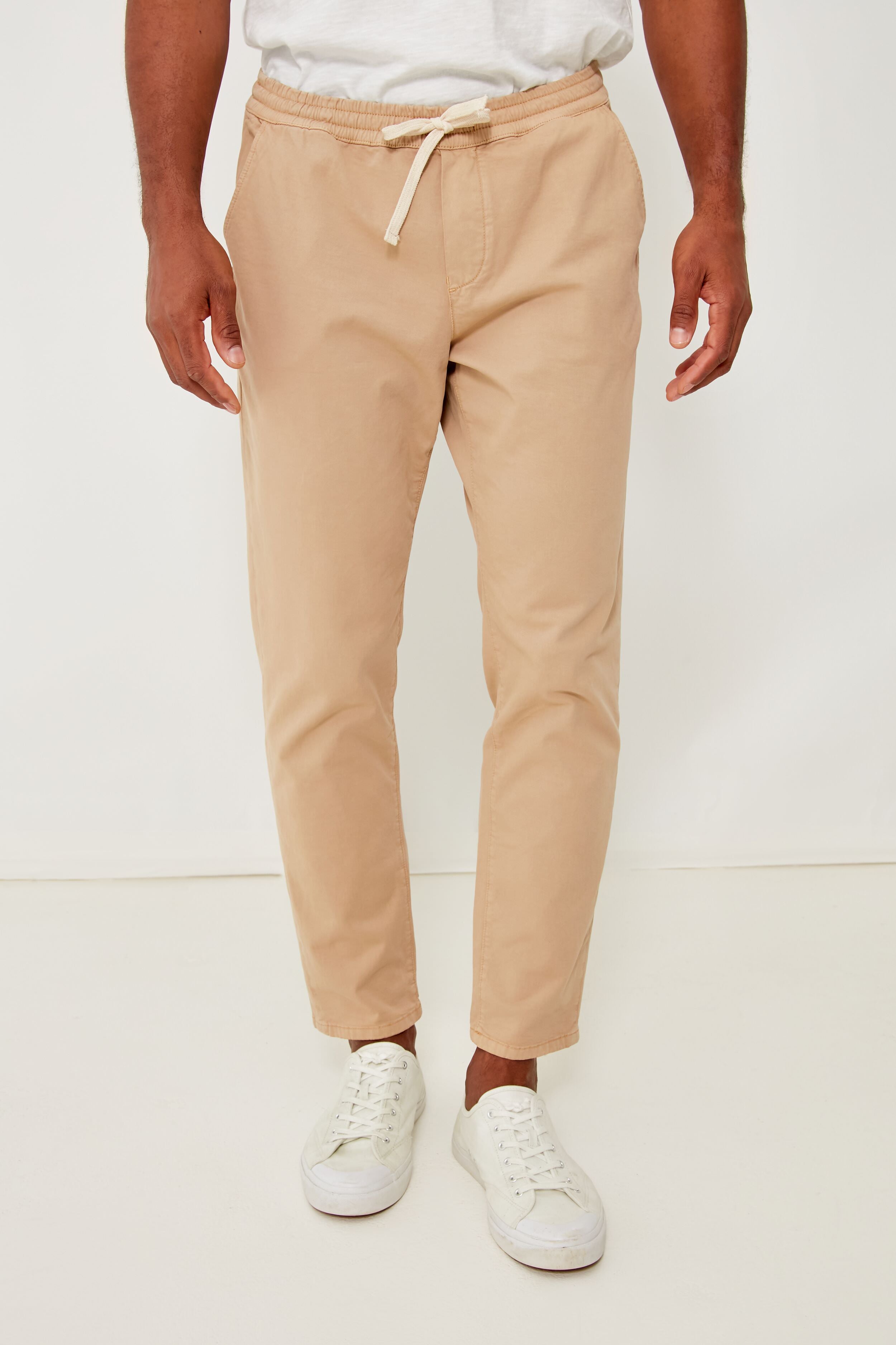 Faded Khaki Athletic Fit Saturday Pant-Charming Tale Store