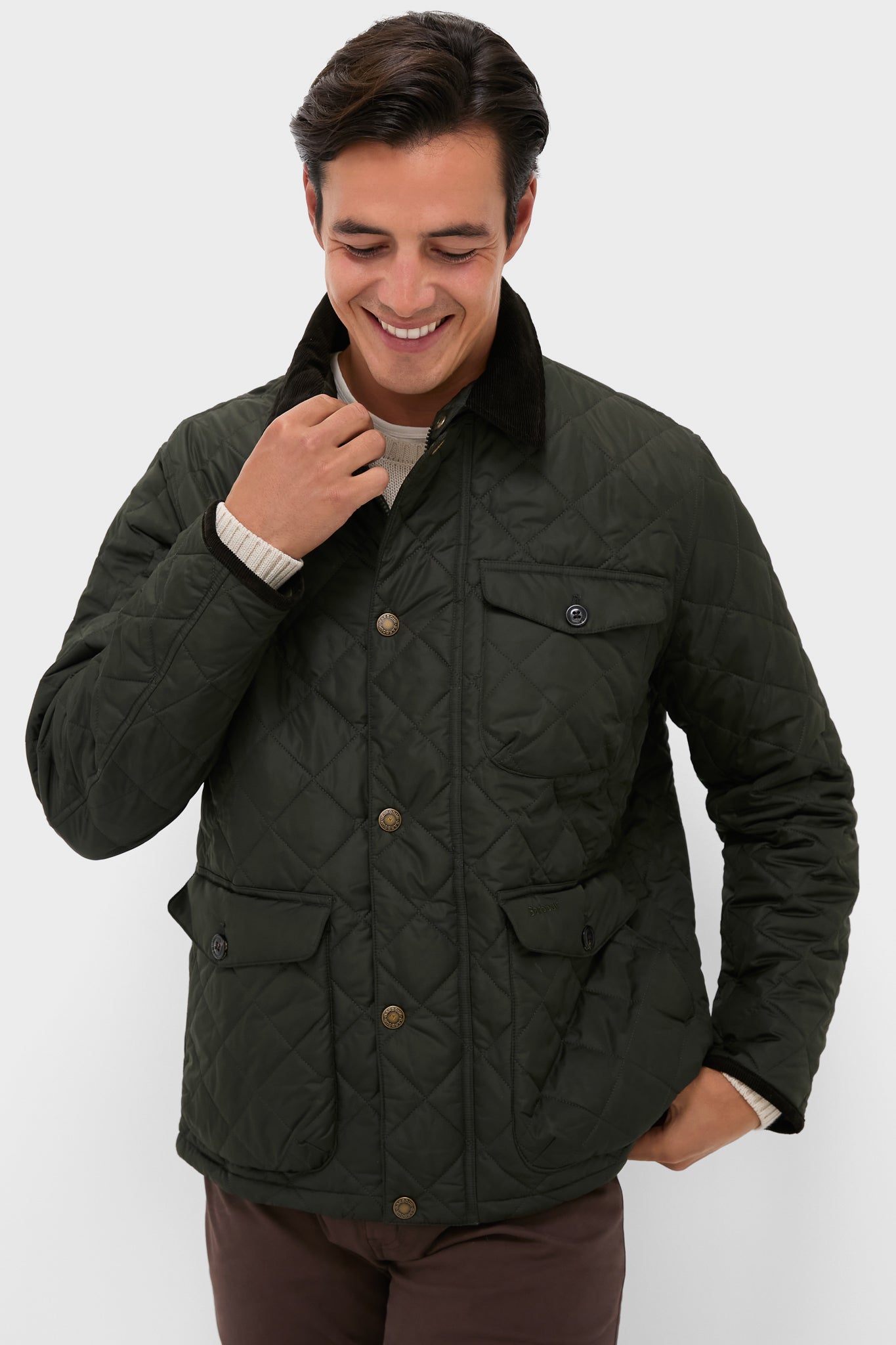 Sage Hornby Quilted Jacket-Charming Tale Store