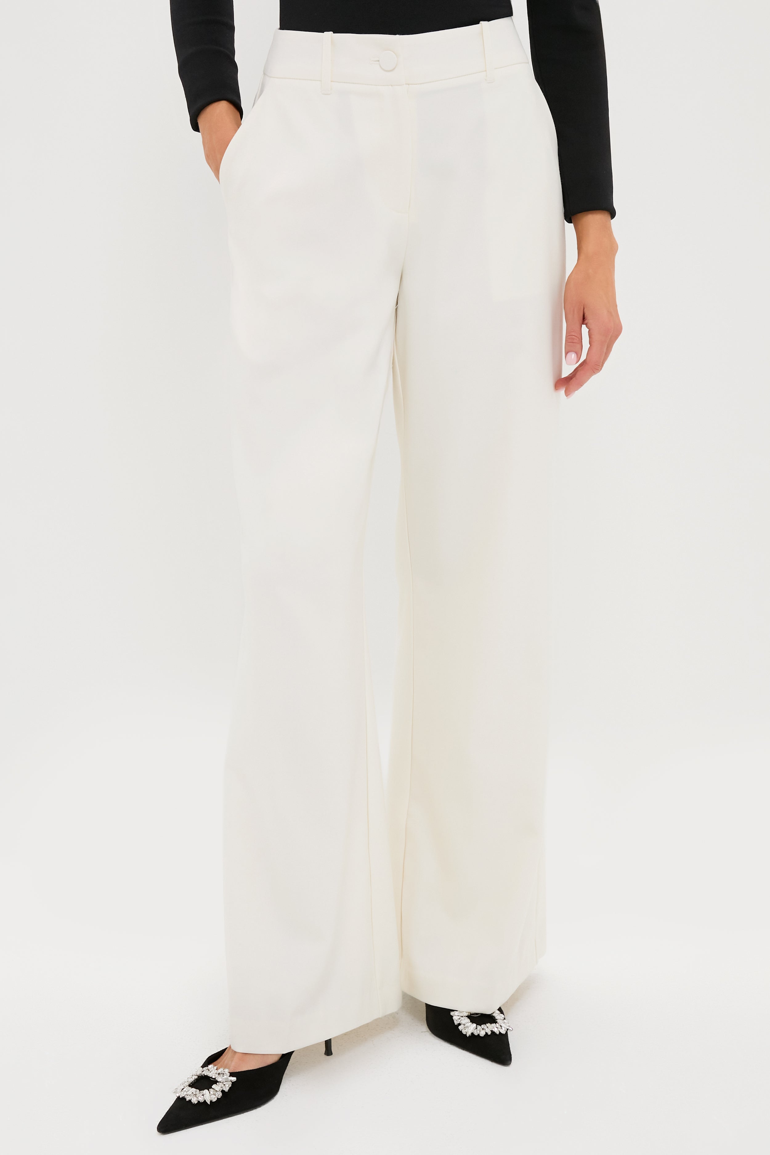 Cream Wool Watson Pants-Charming Tale Store