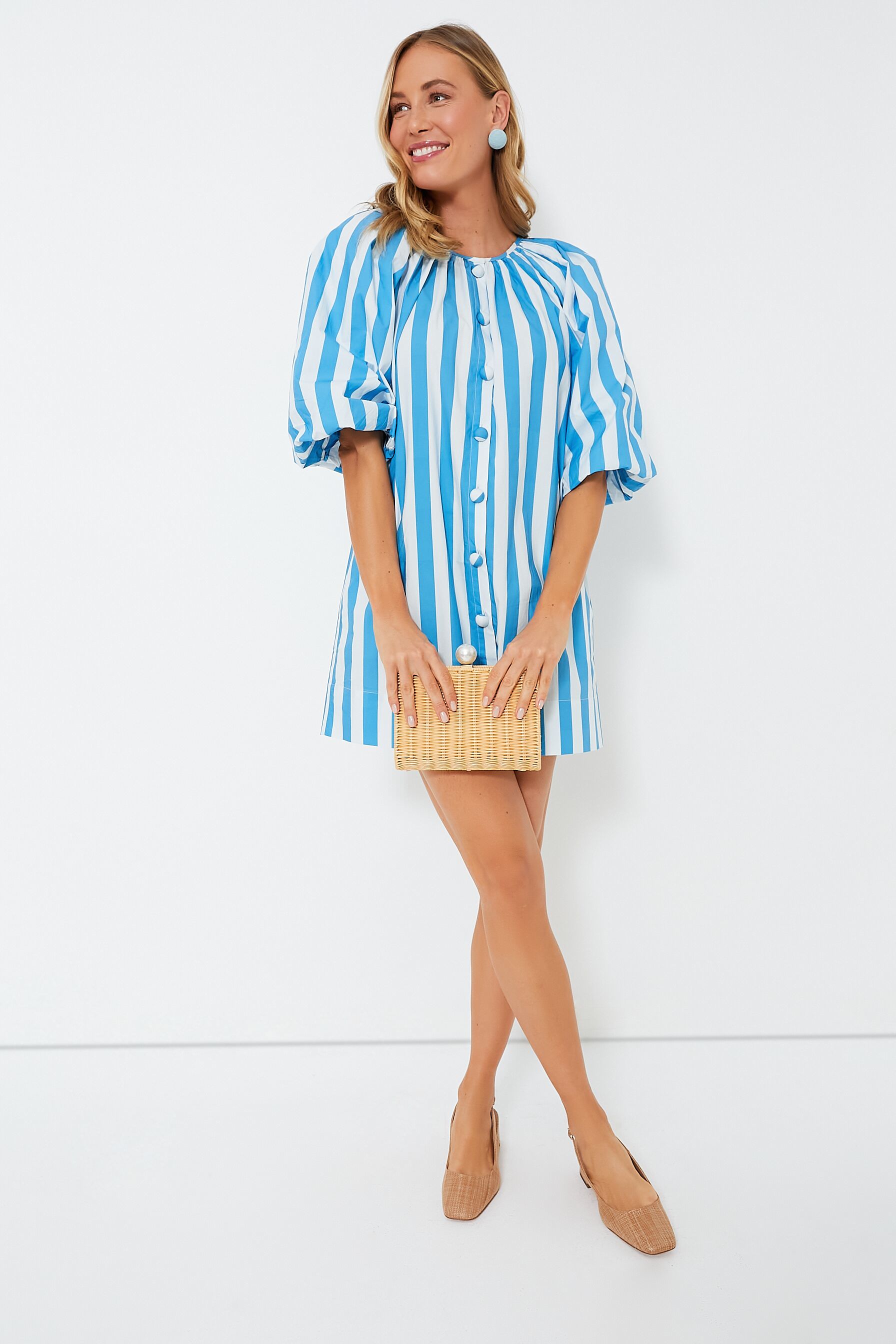 Dorsey Stripe Grande Paloma Dress-Charming Tale Store