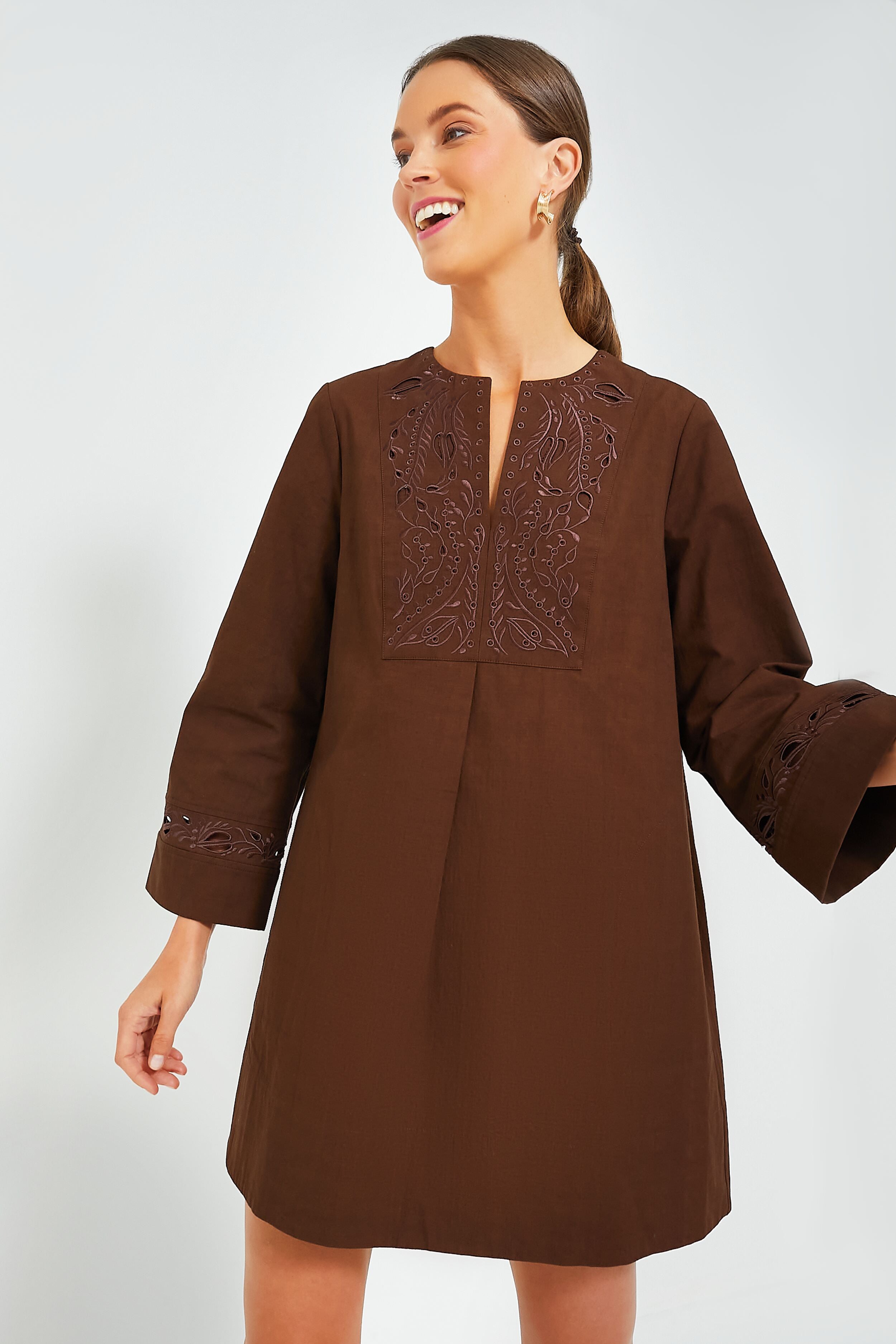 Embroidered Tahlia Dress-Charming Tale Store