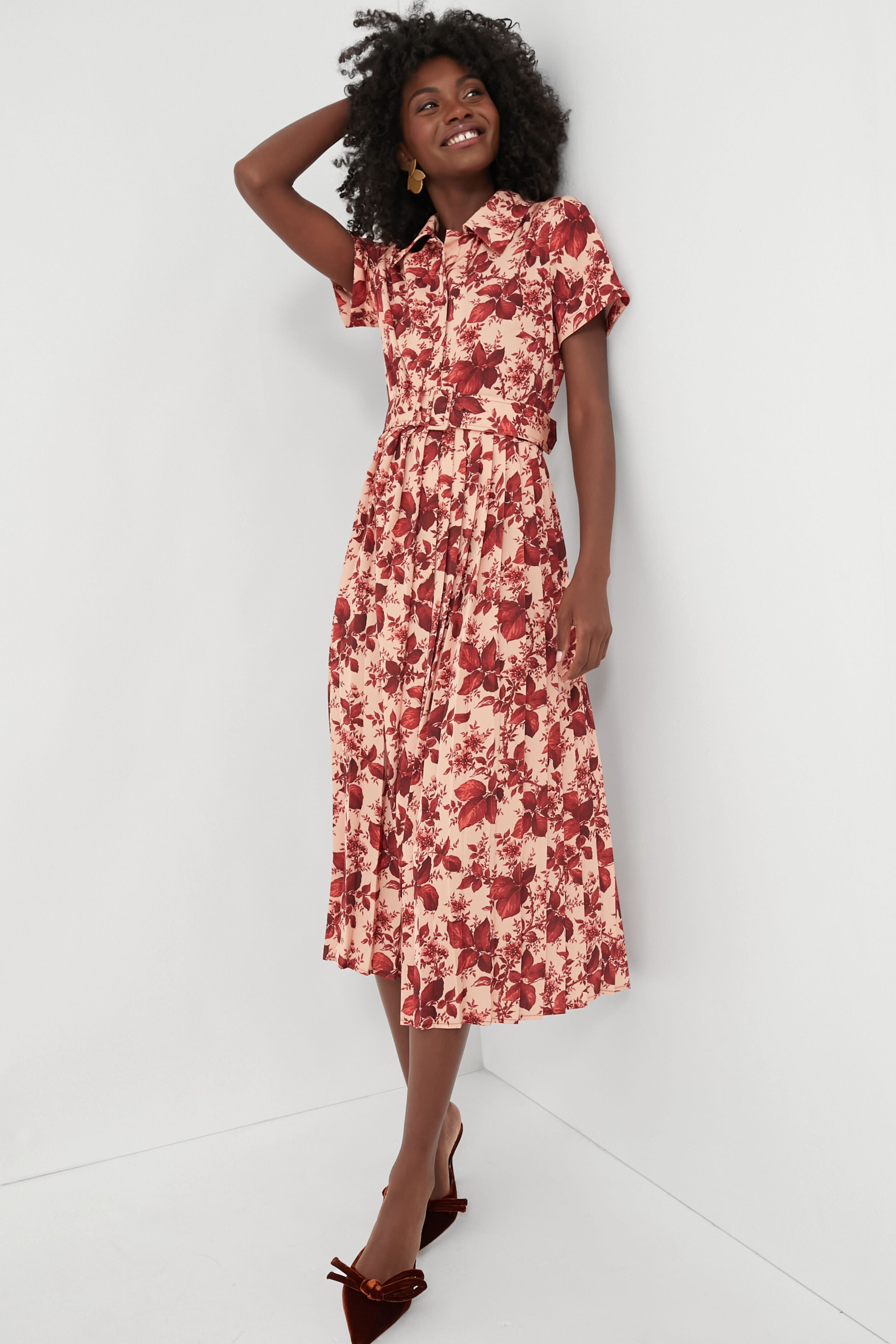 Flowering Dogwood Azzurra Dress-Charming Tale Store