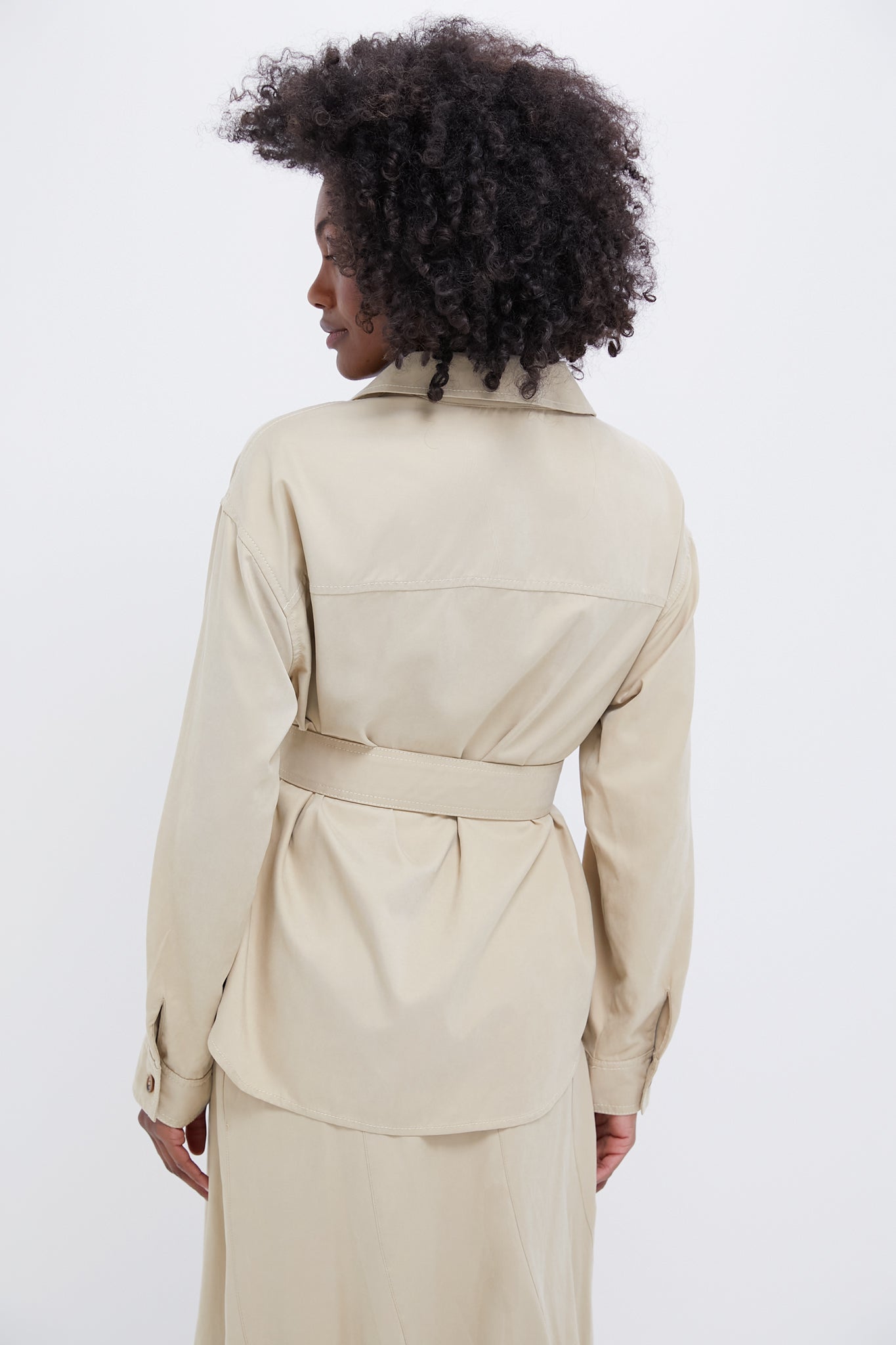 Fawn Twill Brunswick Buttondown-Charming Tale Store