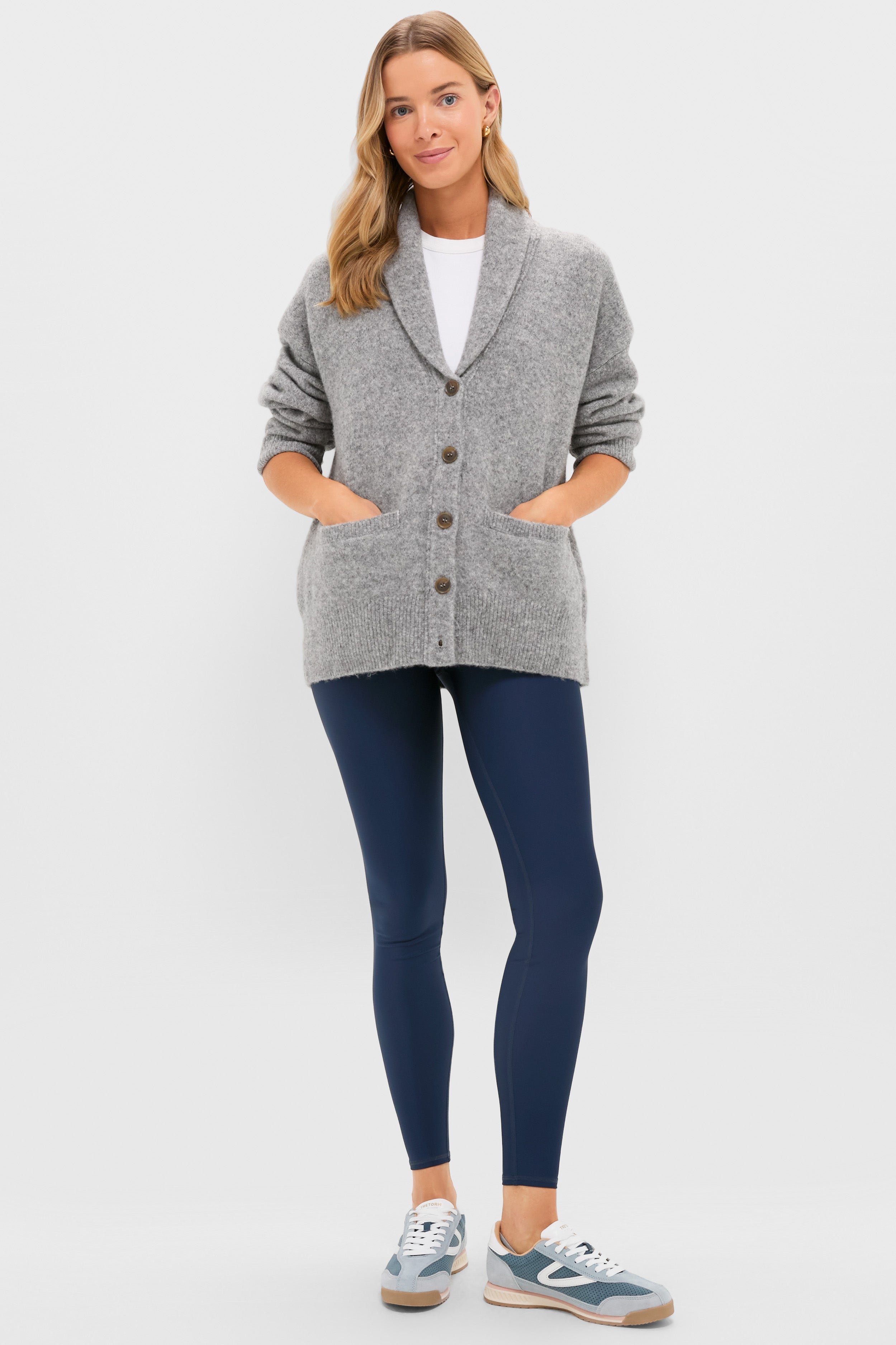 Heather Gray James Cardigan-Charming Tale Store