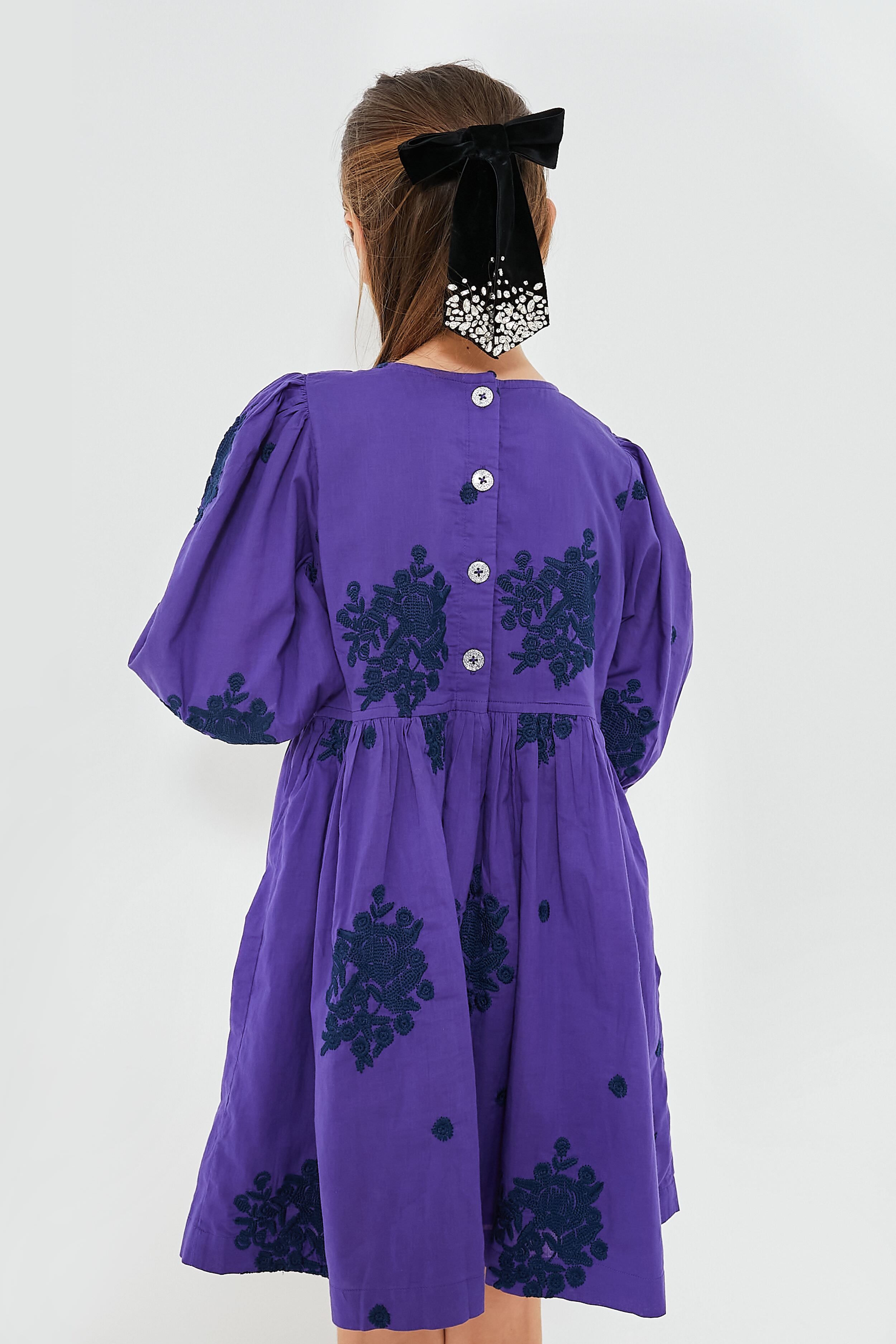 Royal Purple Brooke Dress-Charming Tale Store