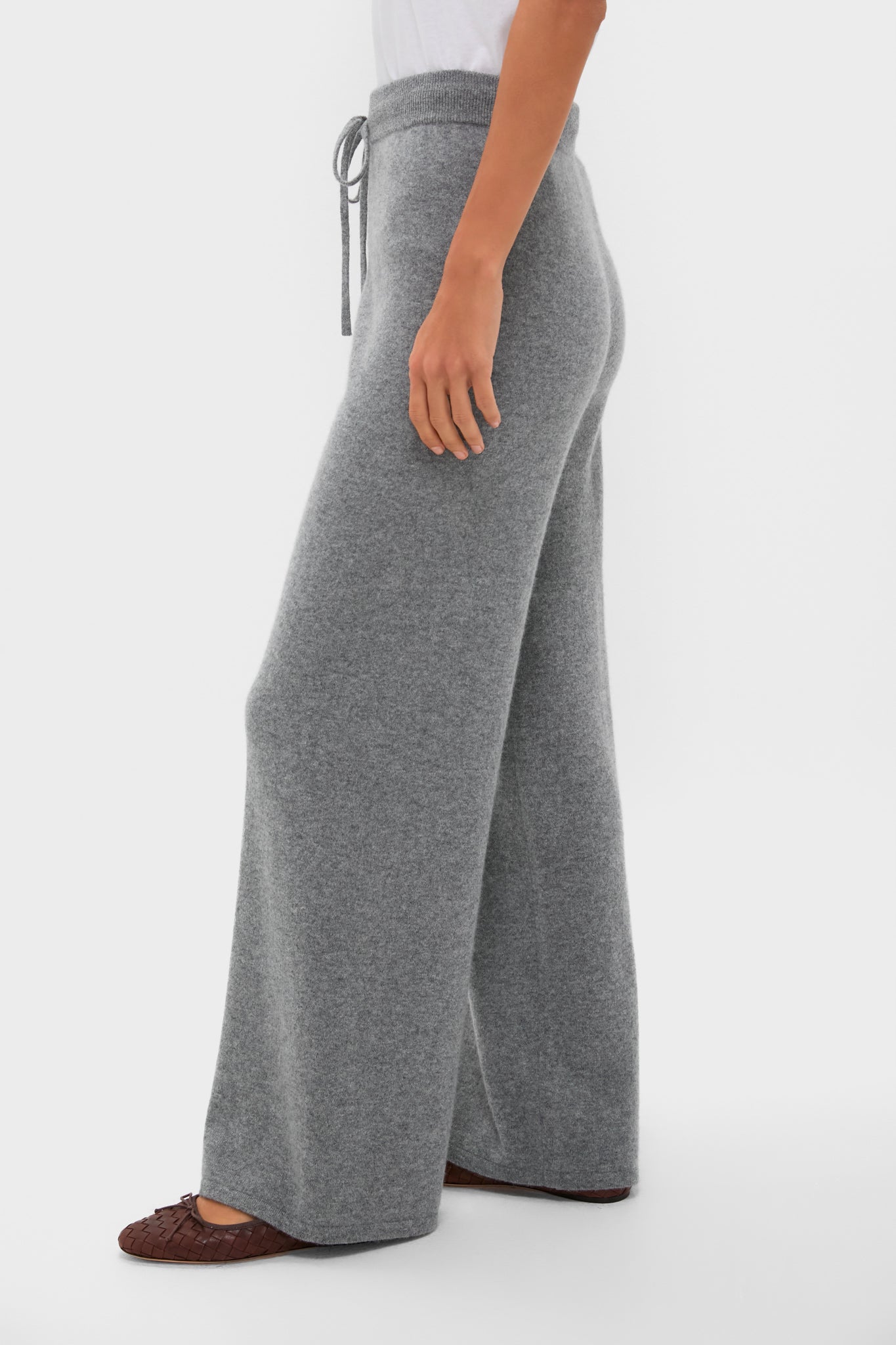 Shadow Gray Cashmere Jane Pant-Charming Tale Store