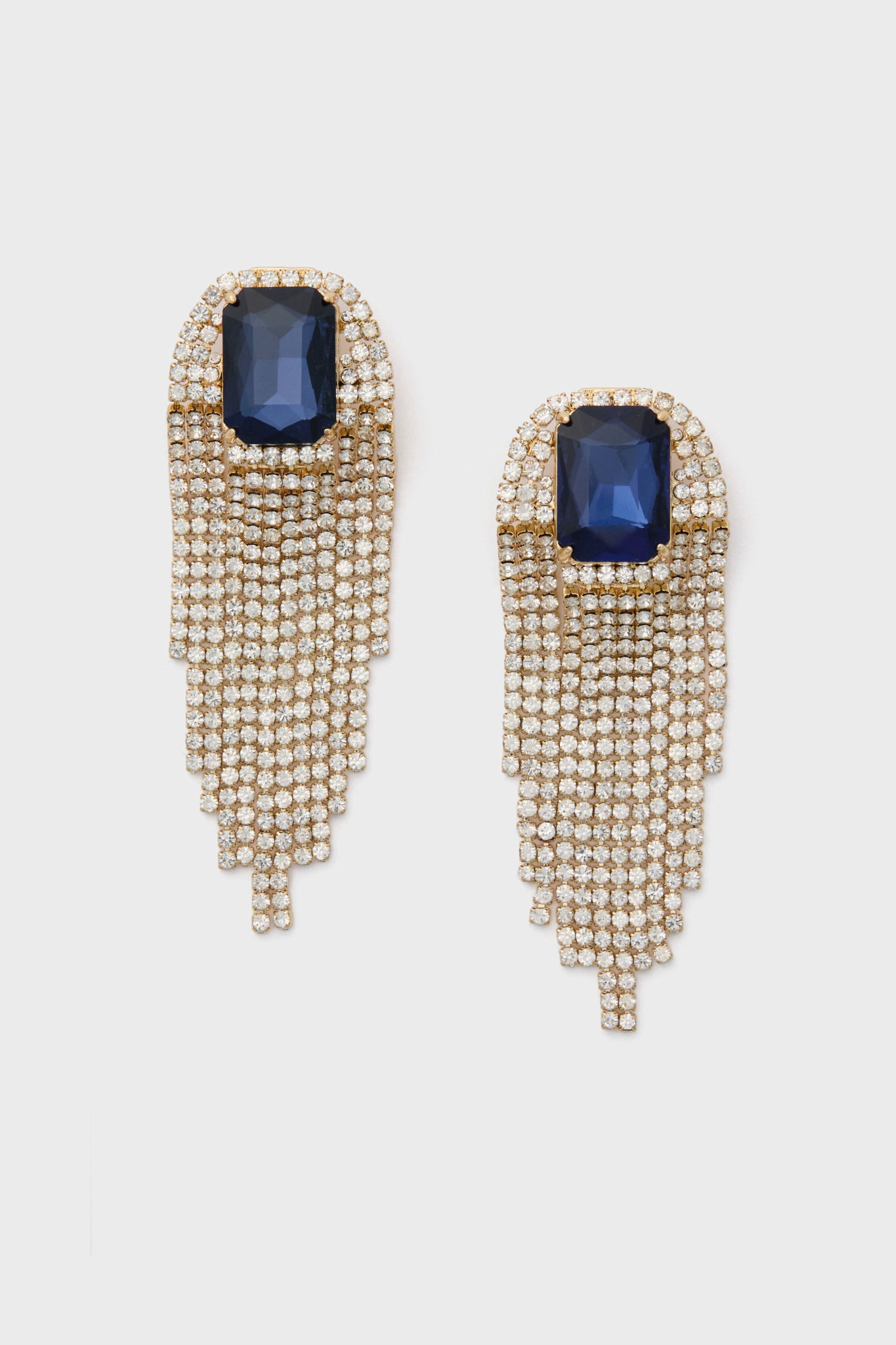 Dazzlin Blue Irving Earrings-Charming Tale Store