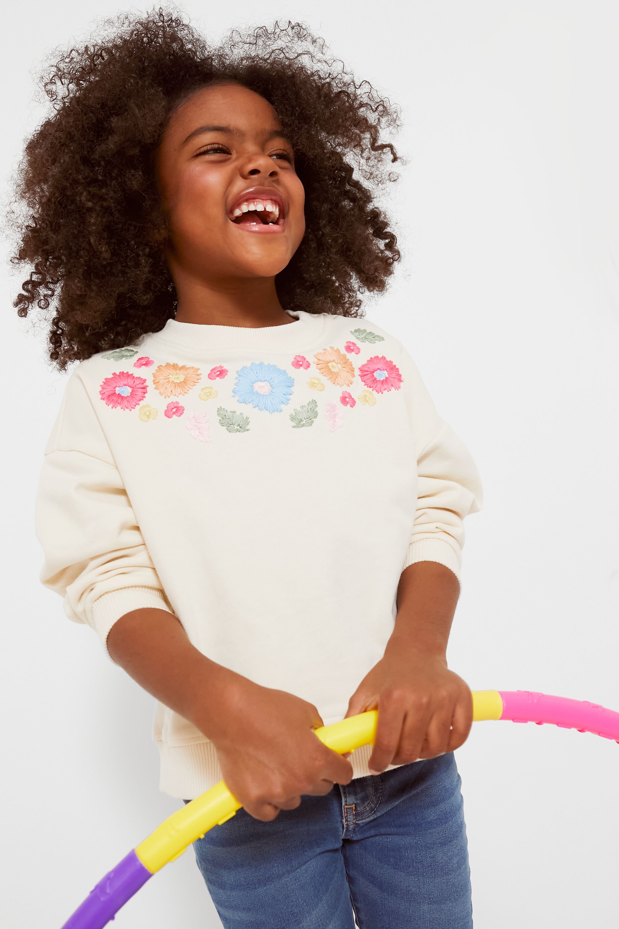 Cream Rosalia Sweatshirt-Charming Tale Store