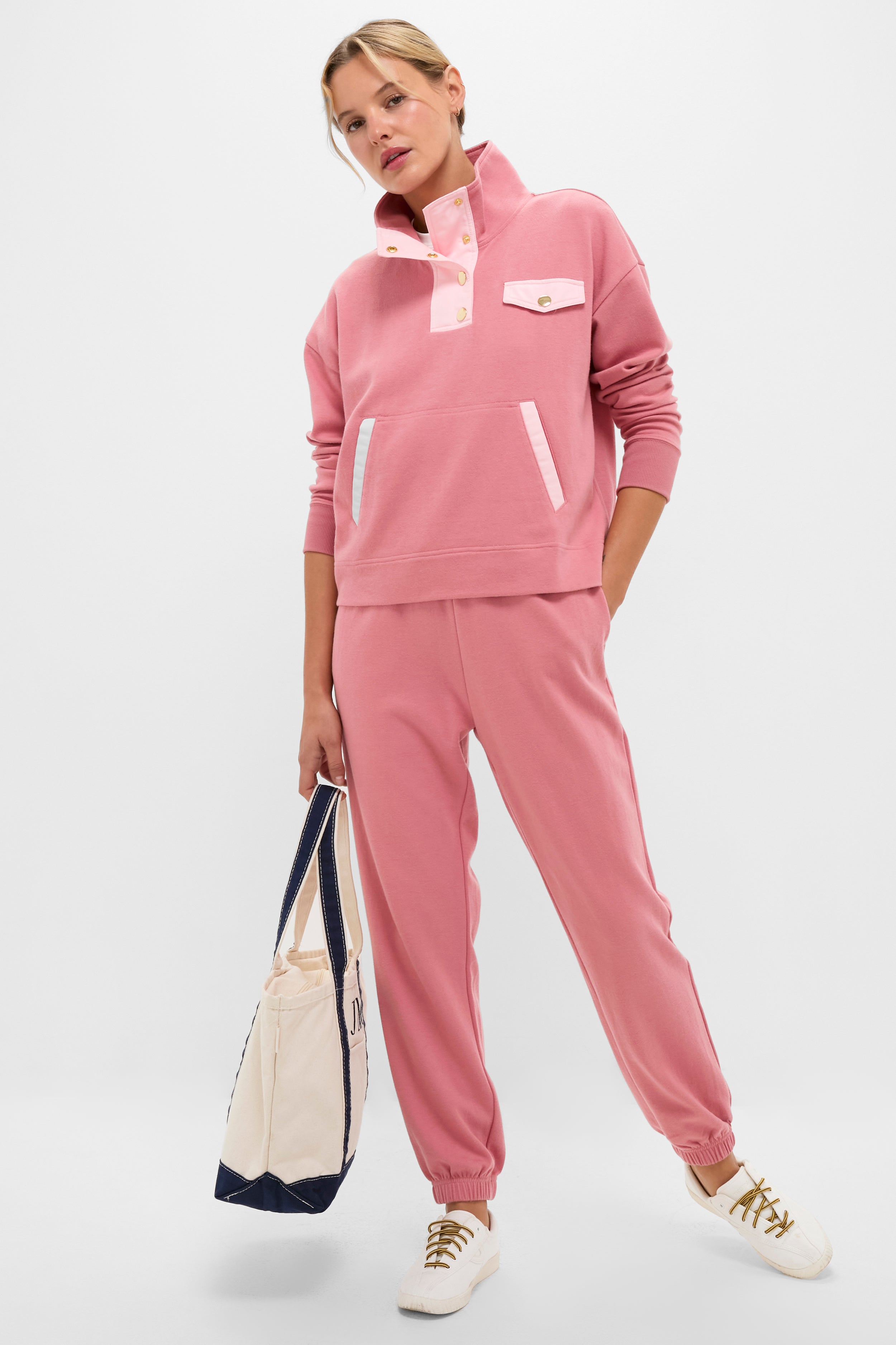 Dusty Rose Anderson Sweatpants-Charming Tale Store