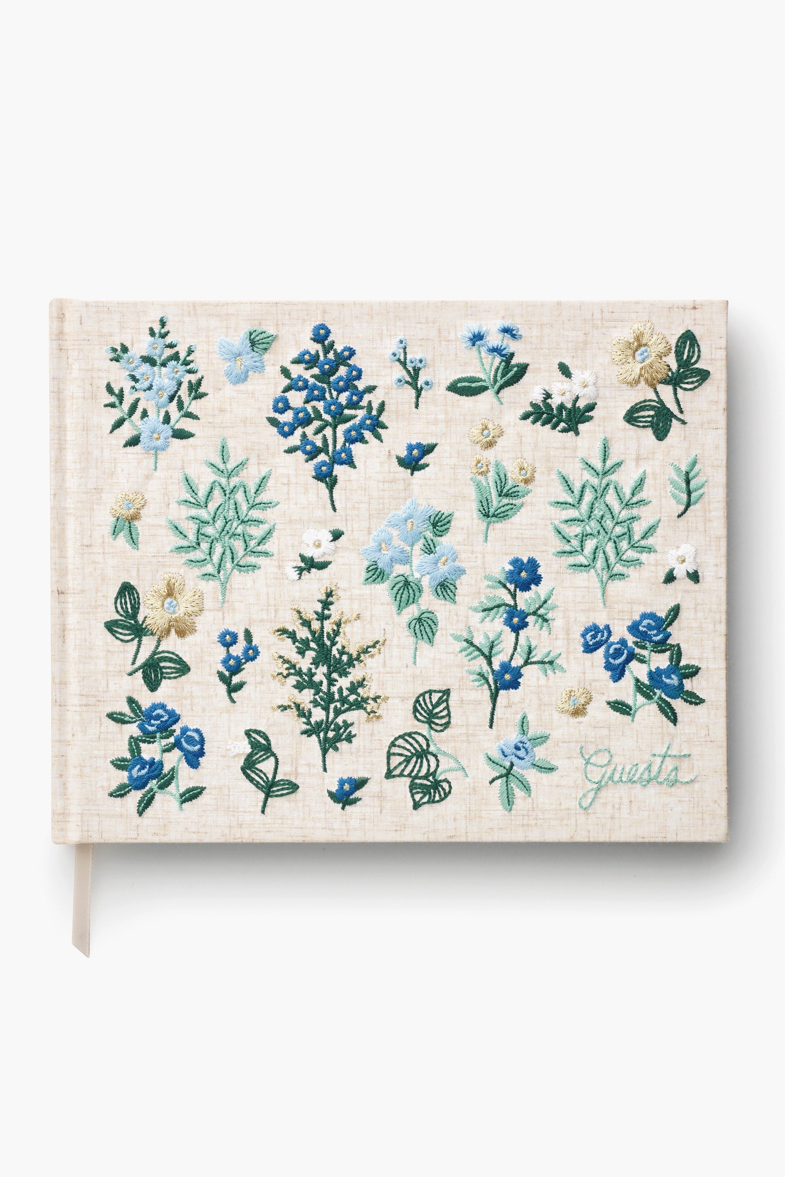 Wildwood Embroidered Guest Book-Charming Tale Store