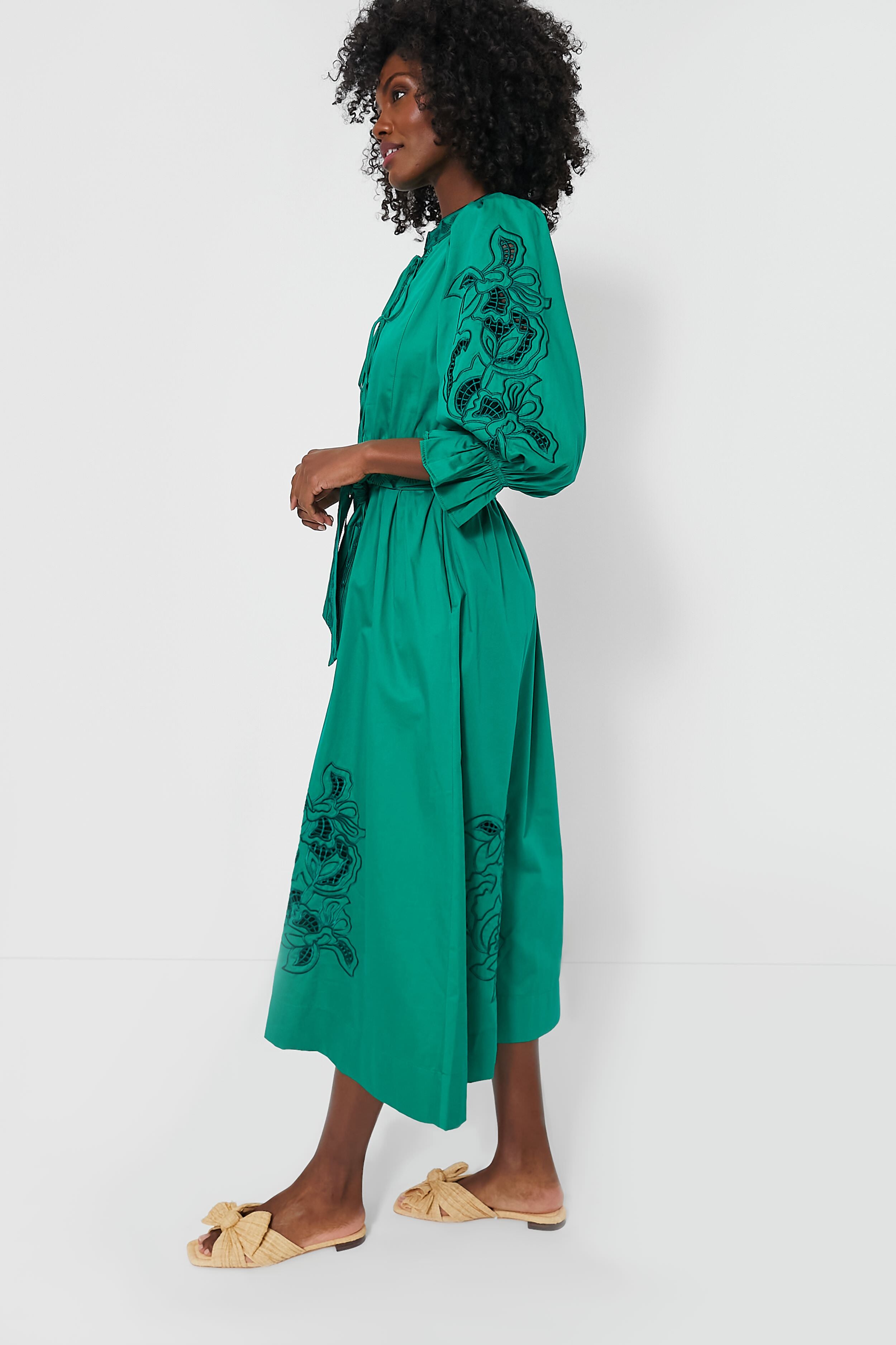 Emerald Florence Dress-Charming Tale Store