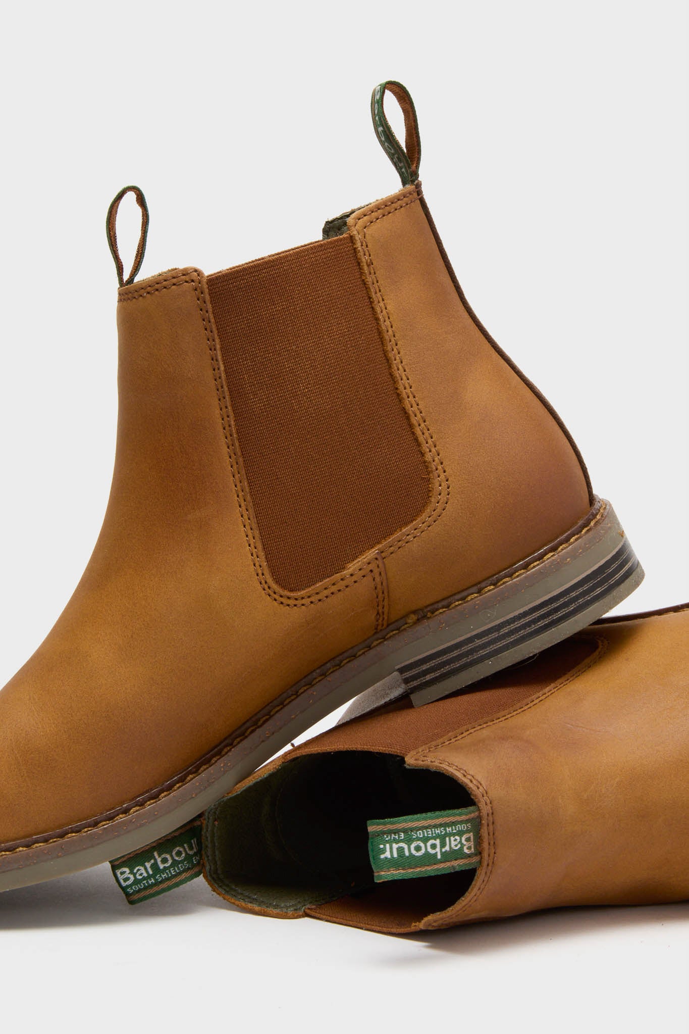 Dark Tan Farsley Chelsea Boots-Charming Tale Store