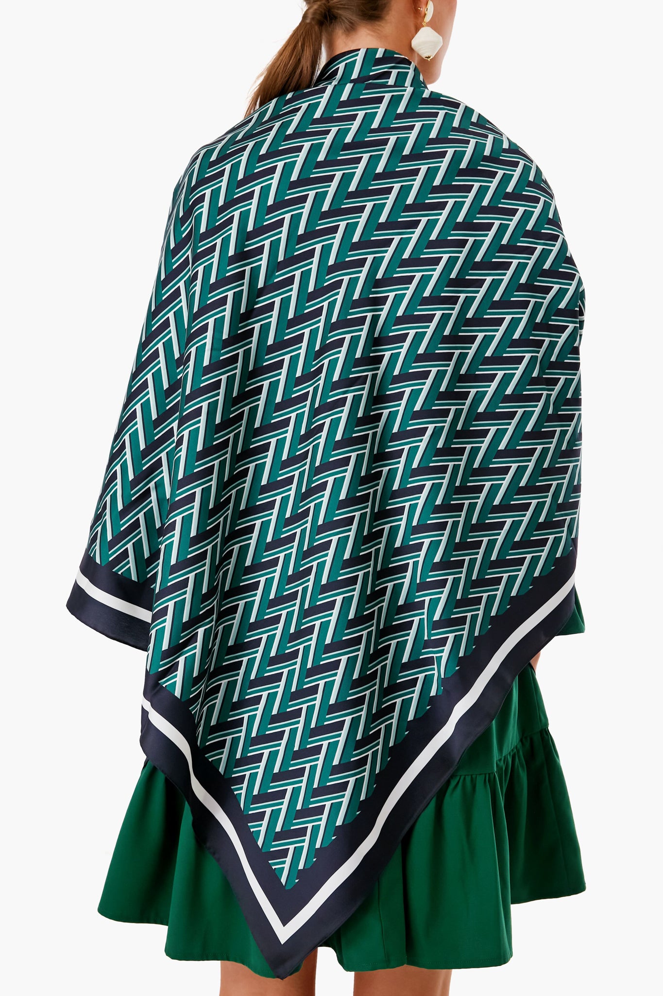 Emerald Geo Scarf-Charming Tale Store