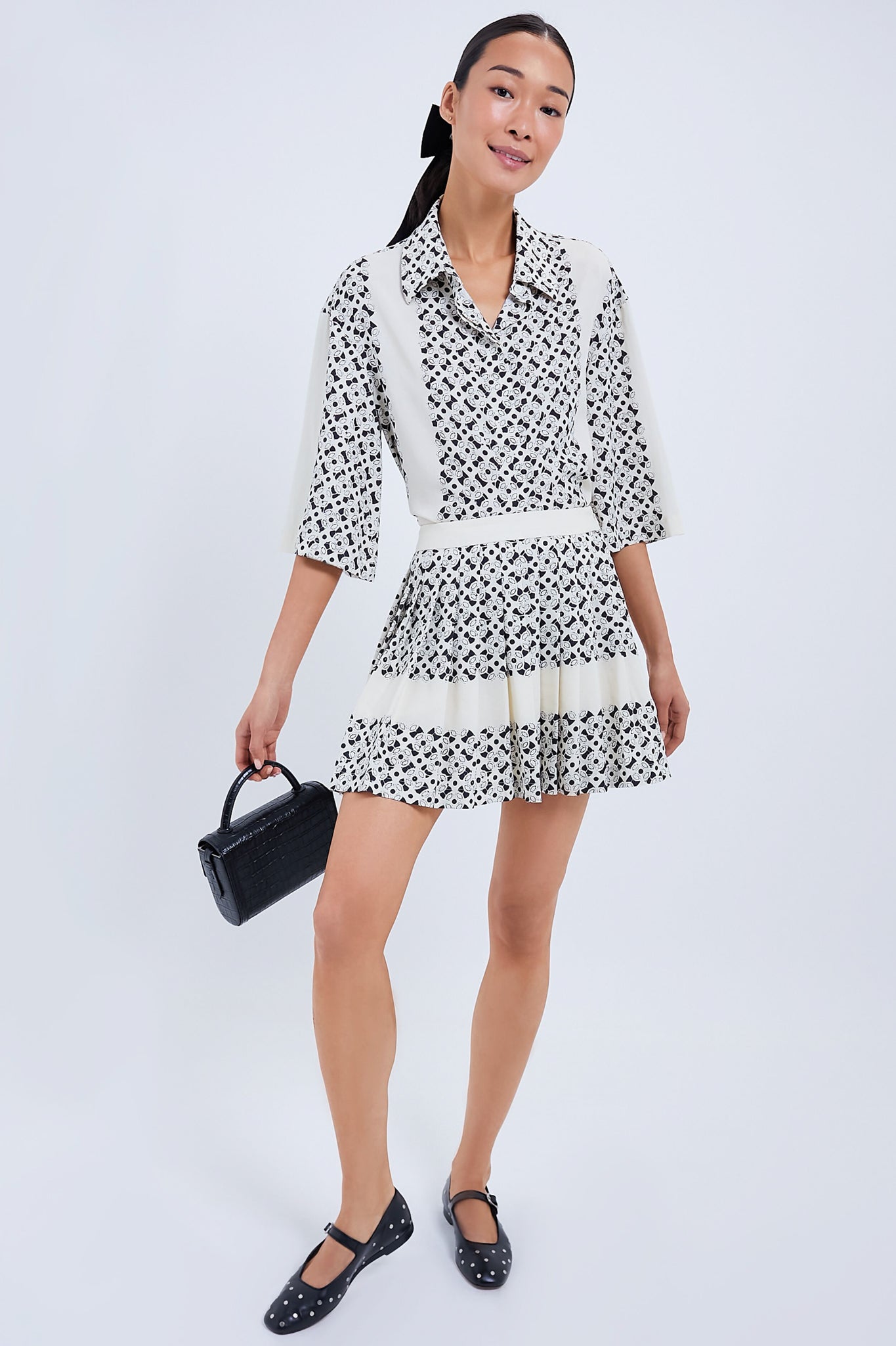 Cream Geo Erica Skort-Charming Tale Store