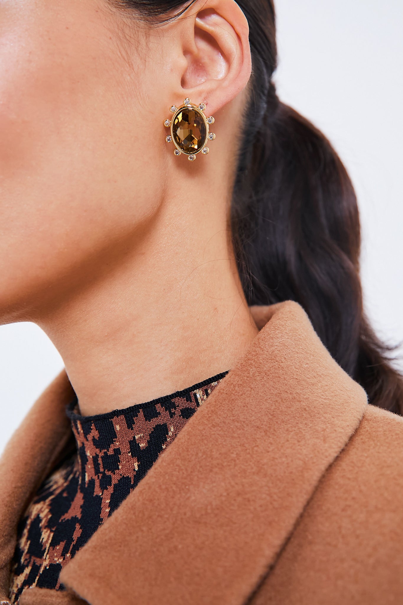 Gold Greenwich Studs-Charming Tale Store