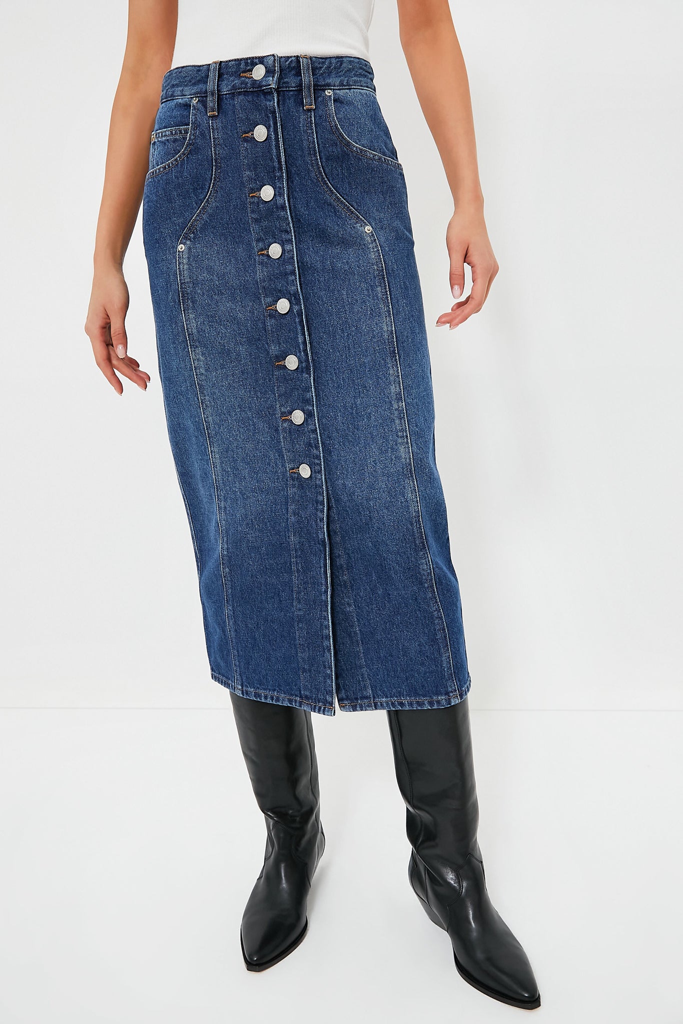 Blue Vandy Skirt-Charming Tale Store