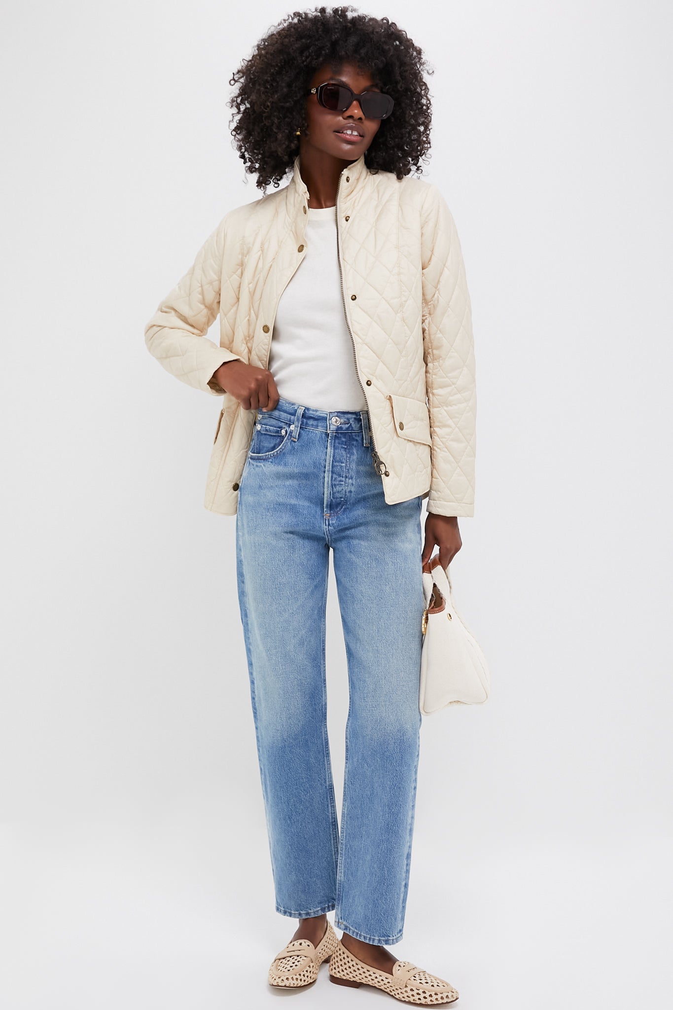 Bone Woven Rowan Loafers-Charming Tale Store