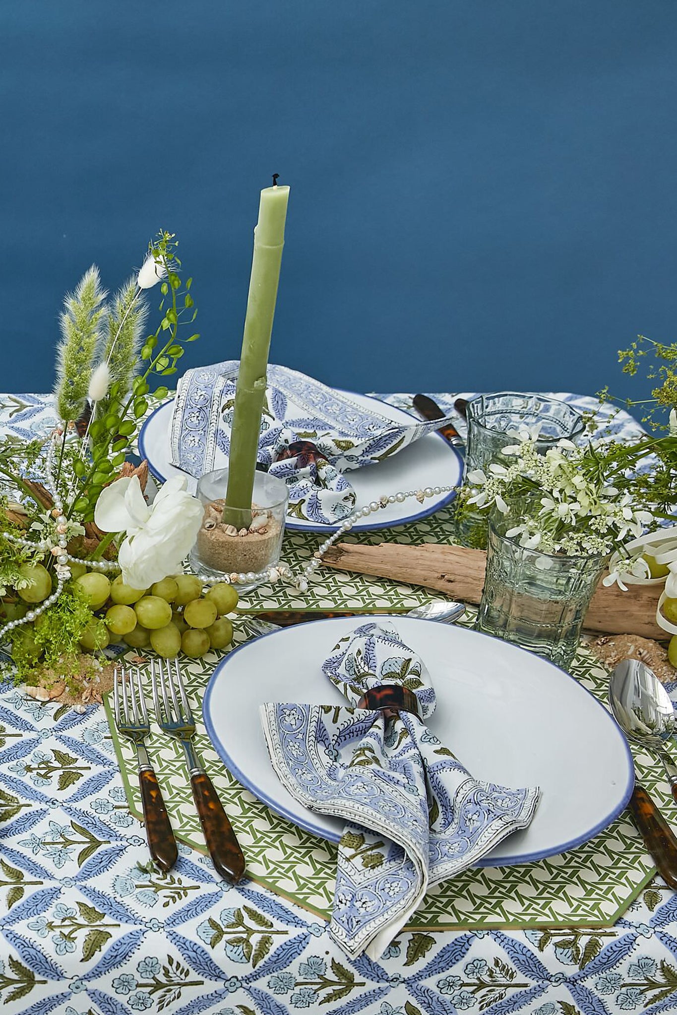 Sage Big Island Bamboo Tapers-Charming Tale Store