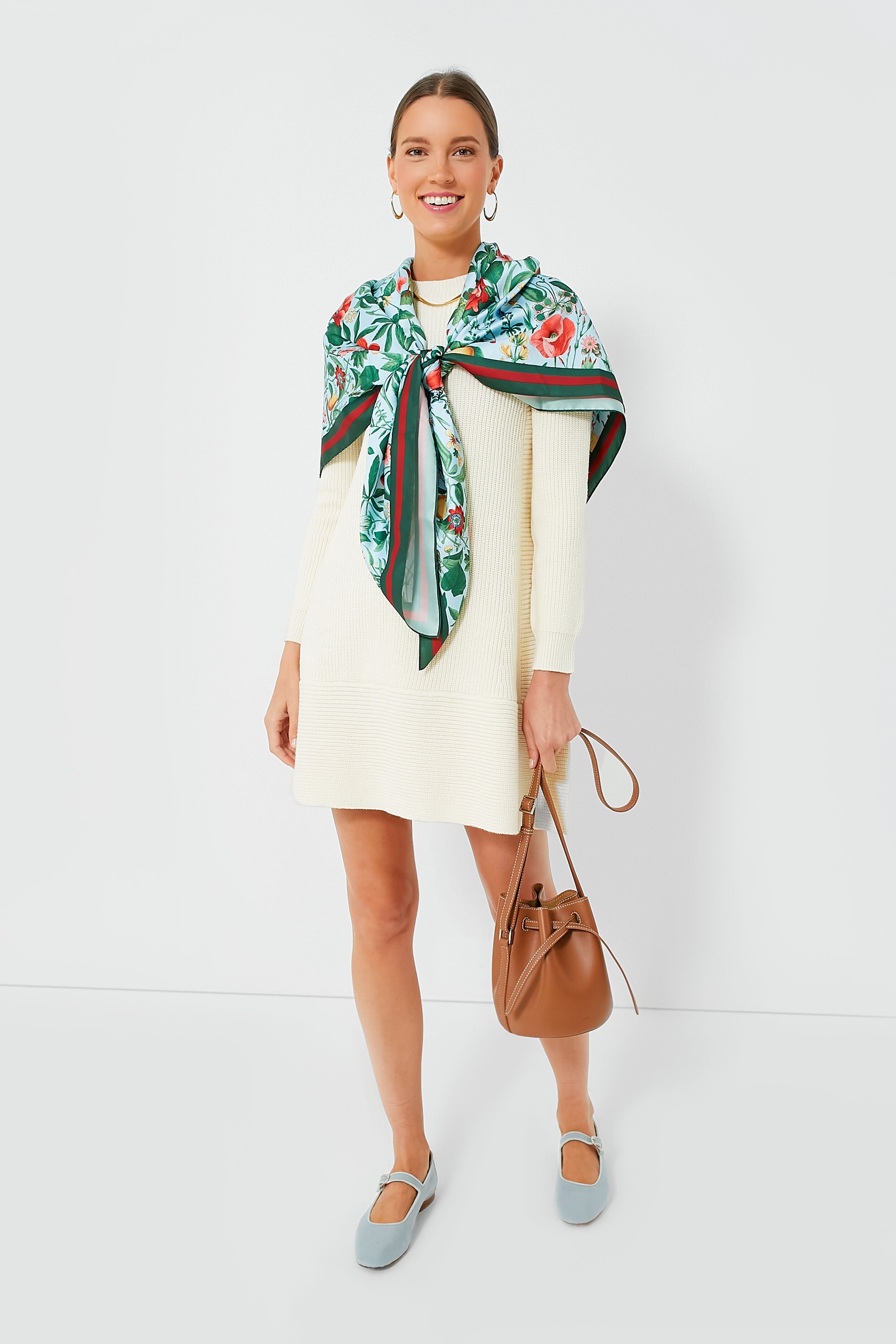 Cream Ainsley Knit Dress-Charming Tale Store